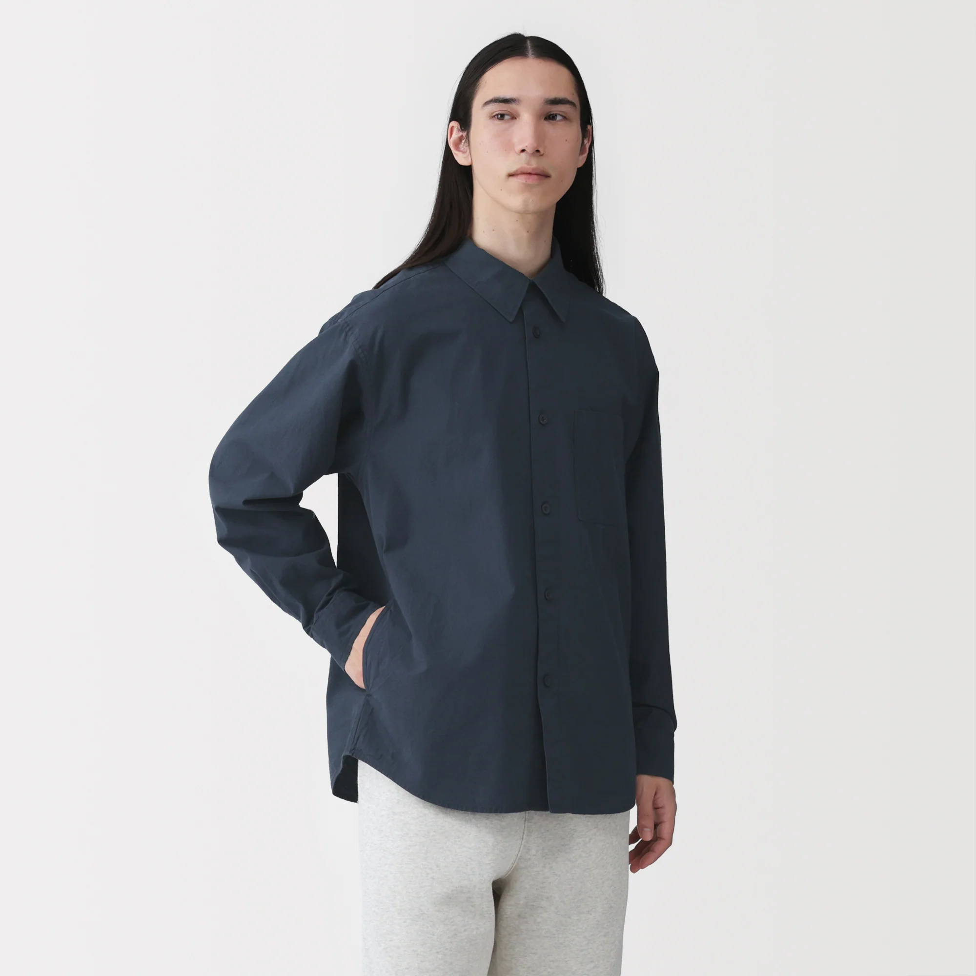 Cotton Broadcloth Overshirt - Image 12