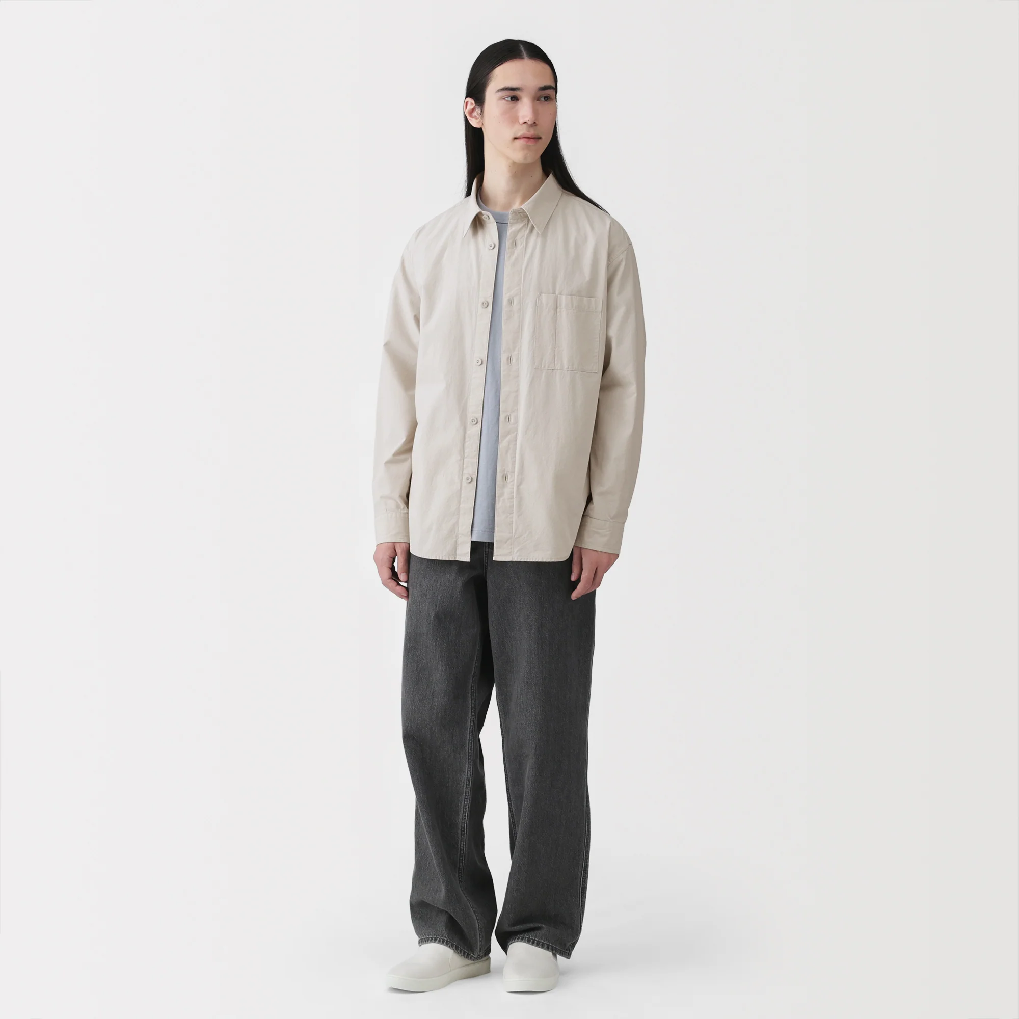 Cotton Broadcloth Overshirt - Image 22