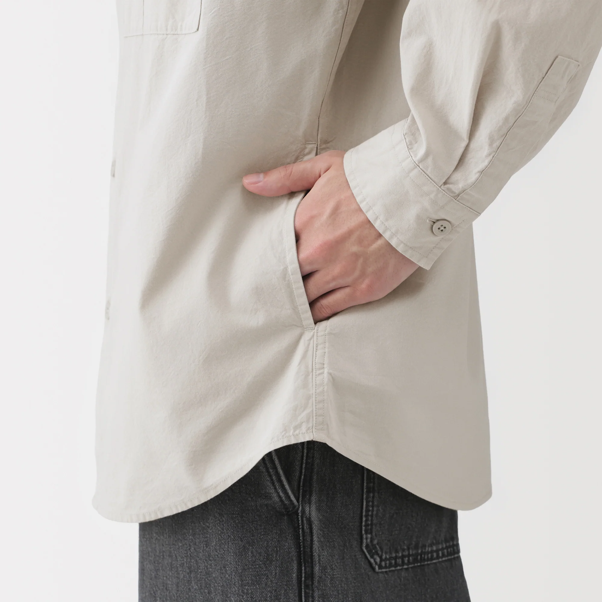 Cotton Broadcloth Overshirt - Image 9