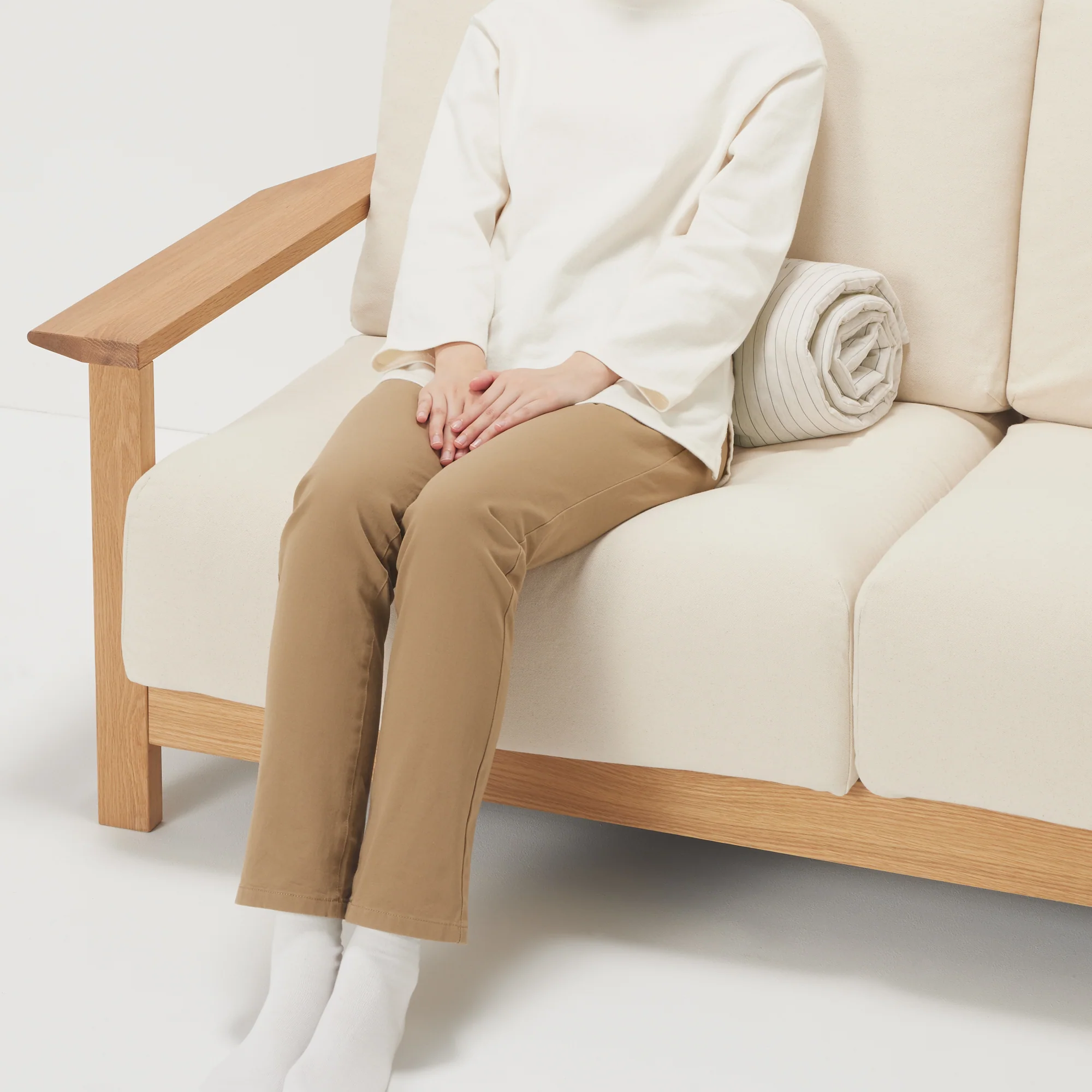 Cotton Cool Touch Long Seat Cushion - Image 14