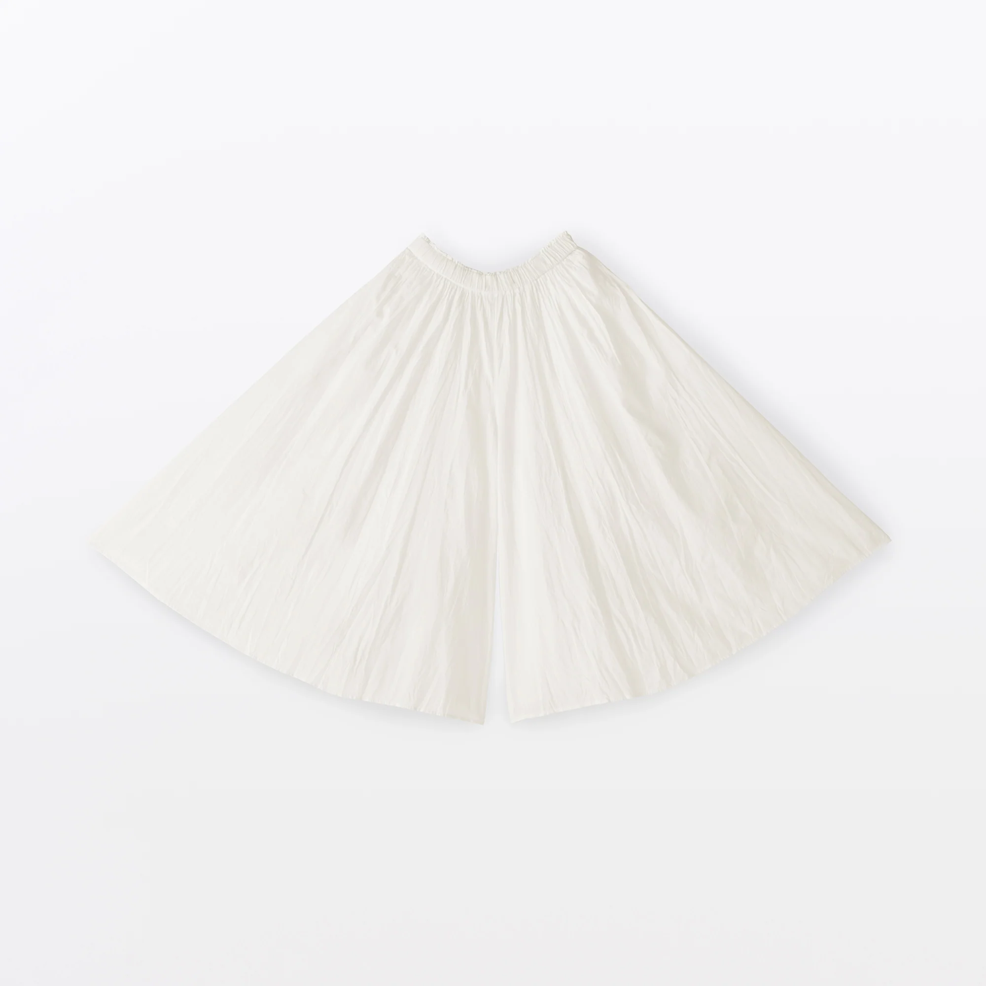 Cotton Crepe Skirt Pants - Image 46
