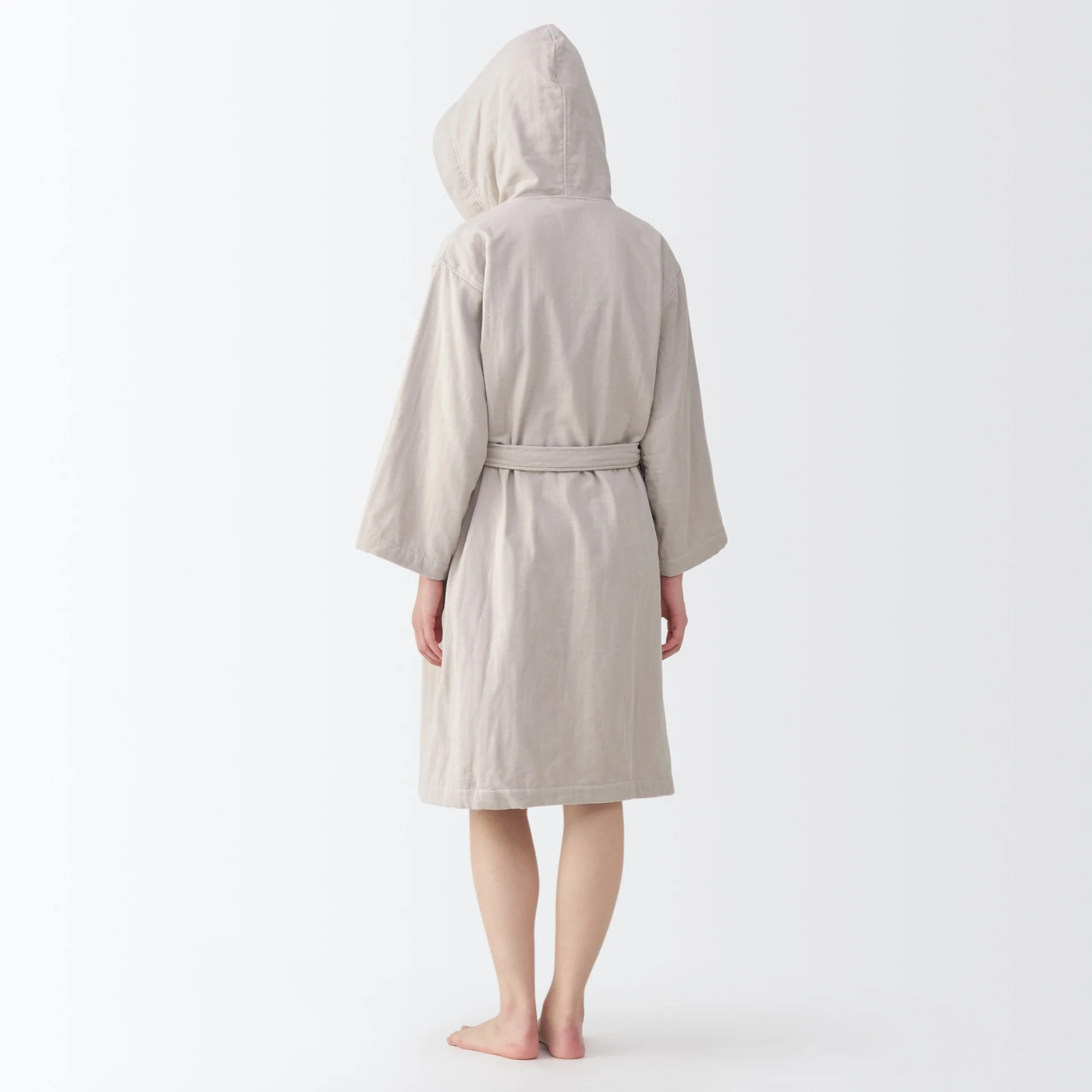 Cotton Gauze Pile Bathrobe - Image 14
