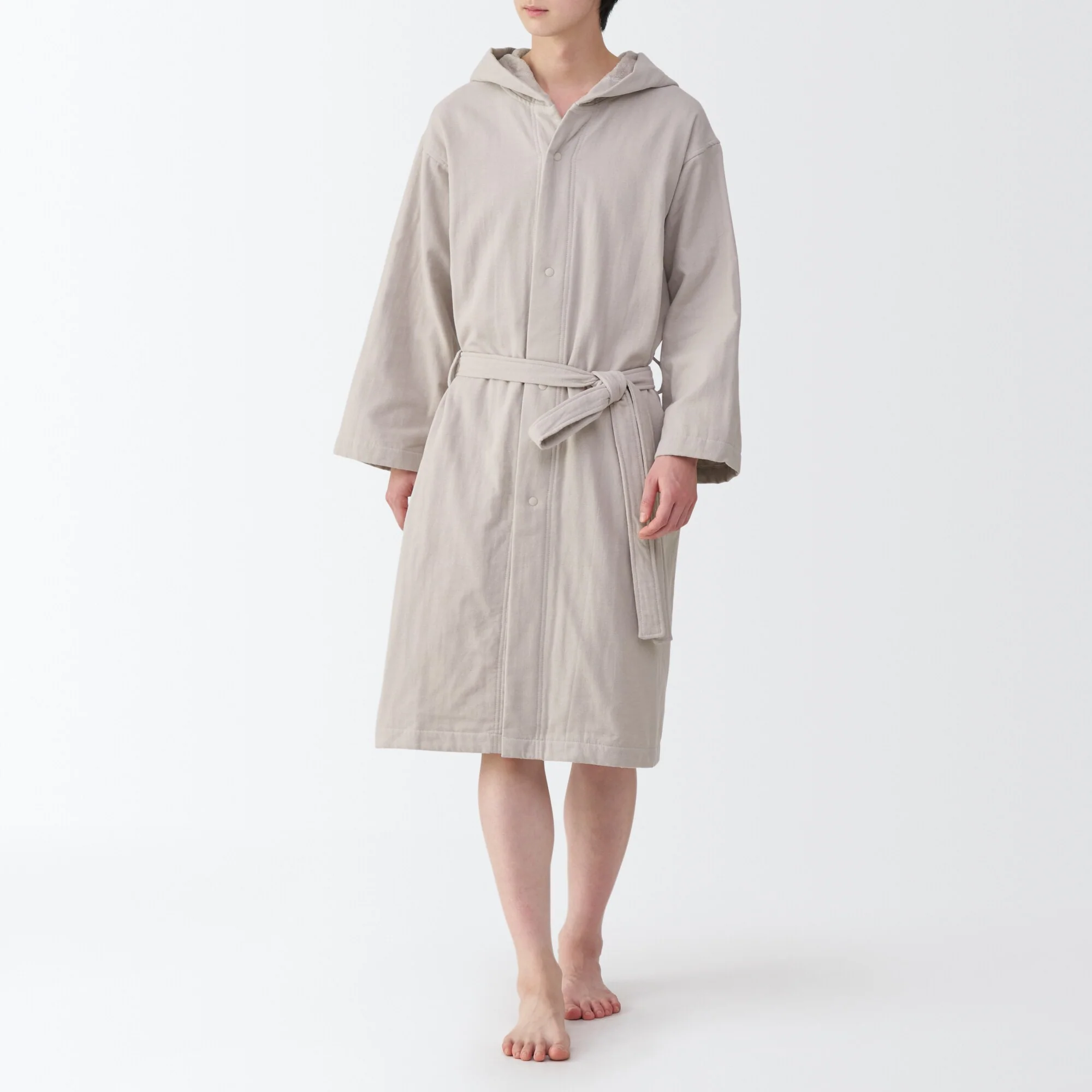 Cotton Gauze Pile Bathrobe - Image 15