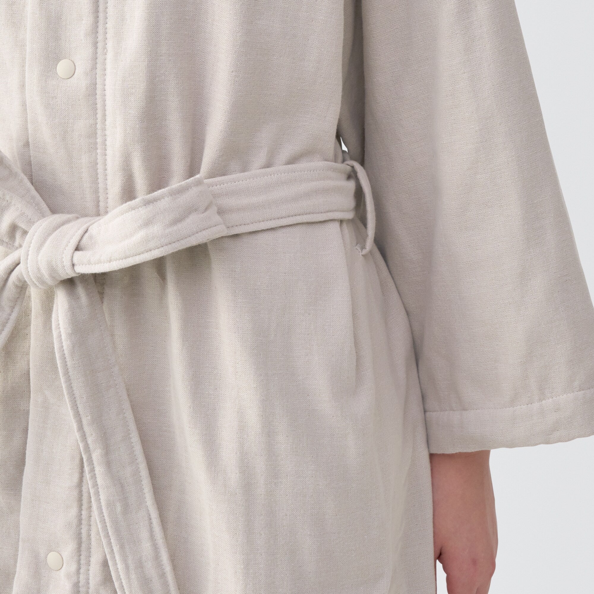 Cotton Gauze Pile Bathrobe - Image 18