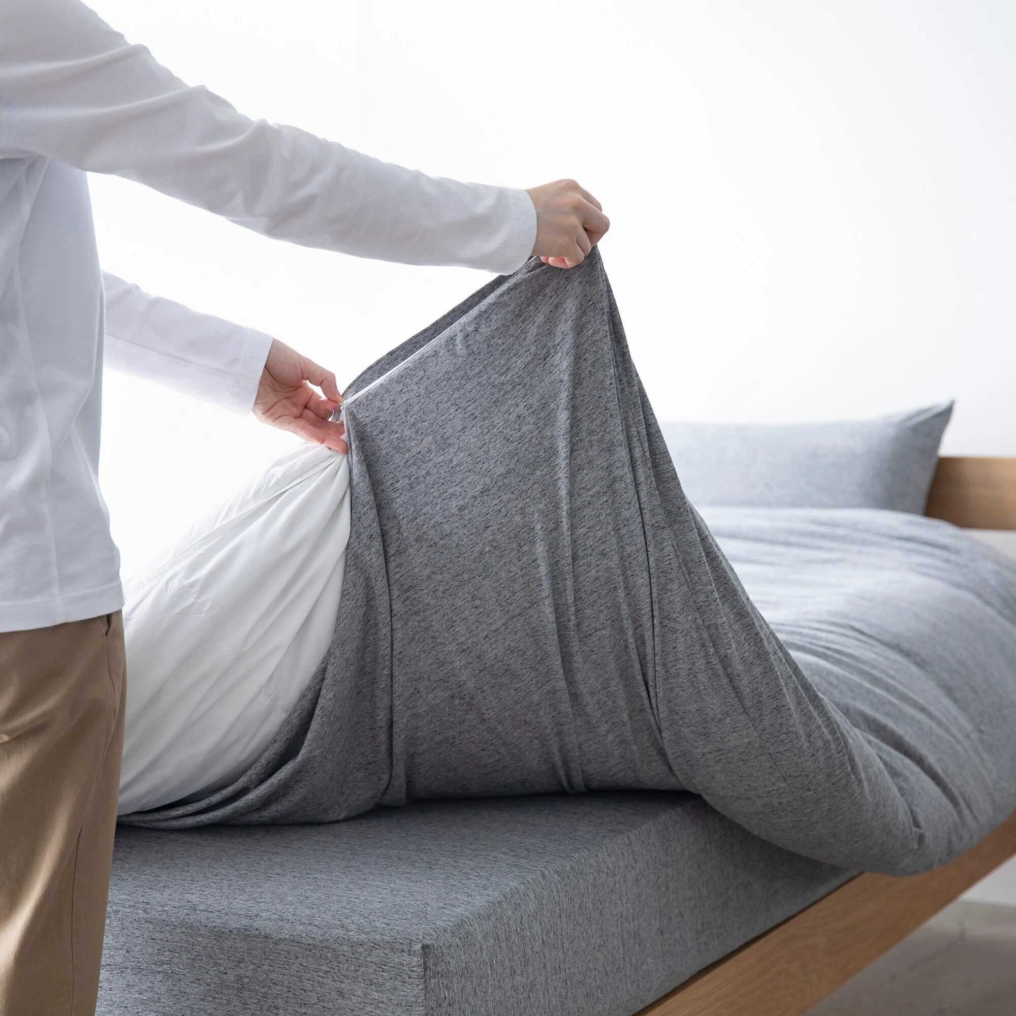 Soft Cotton Jersey Duvet Cover - Image 19