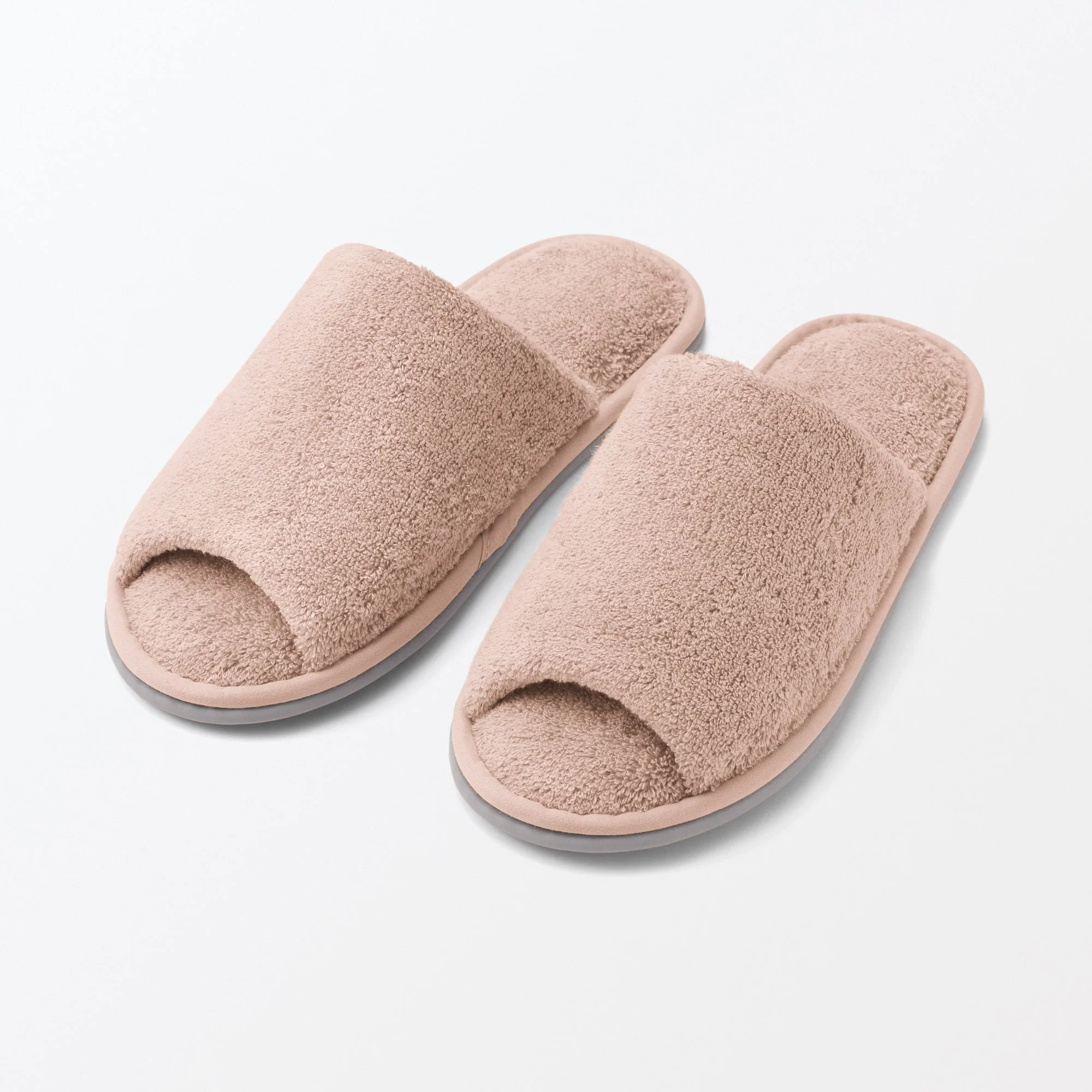 Cotton Pile Open Toe Slippers - Image 15