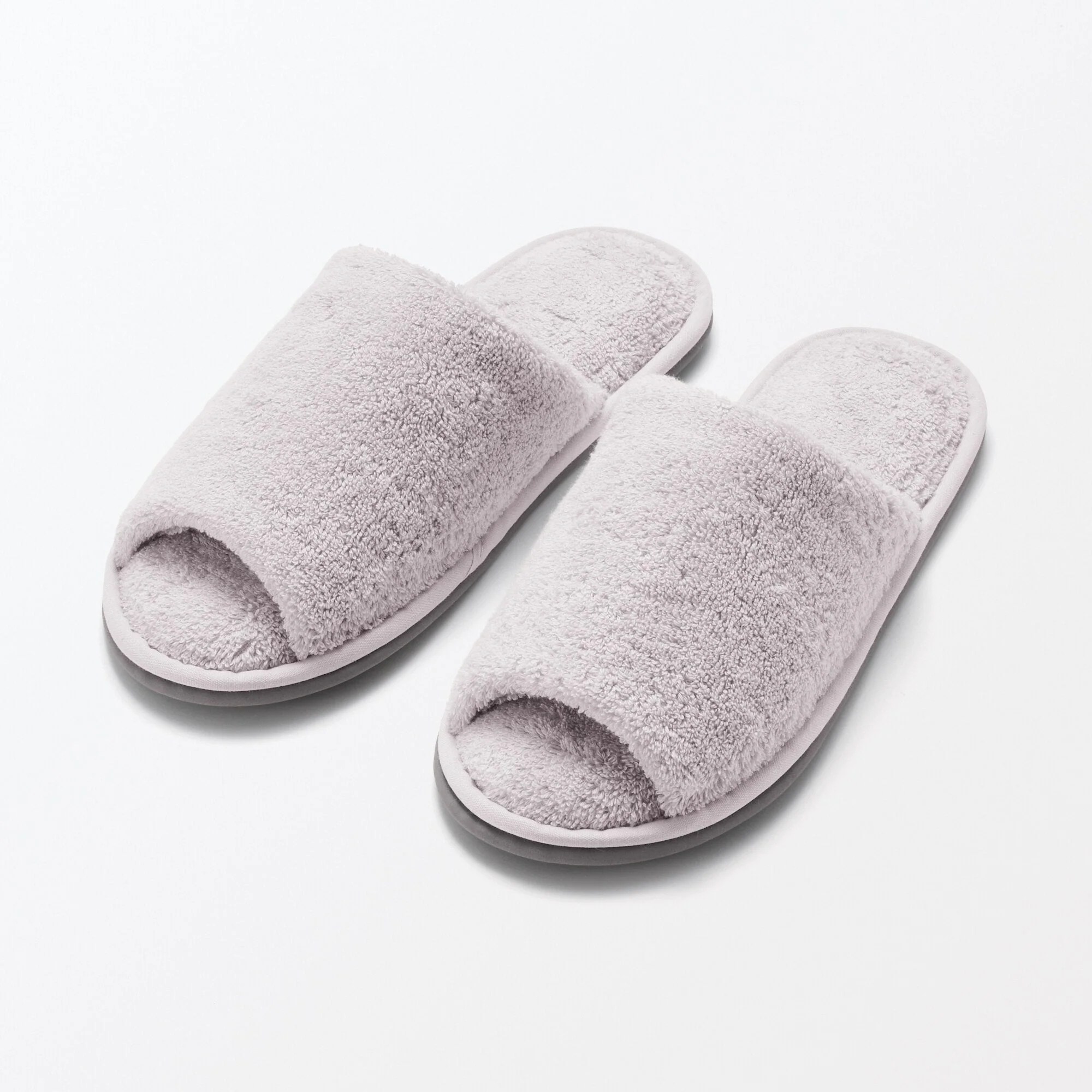 Cotton Pile Open Toe Slippers - Image 3
