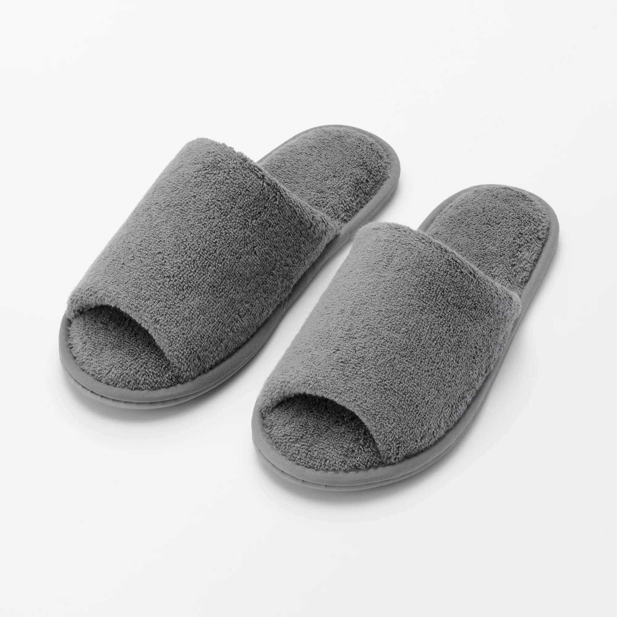 Cotton Pile Open Toe Slippers - Image 10