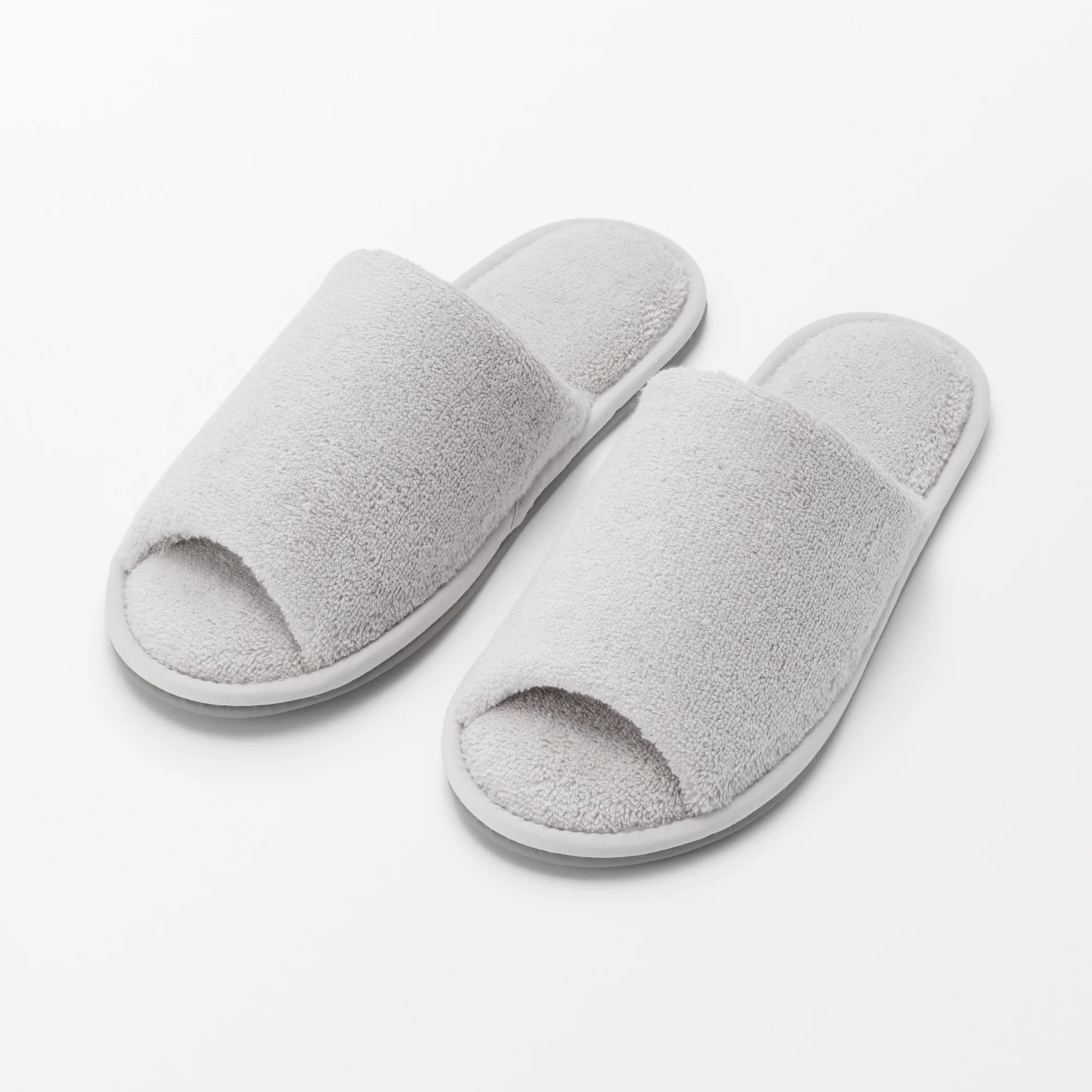 Cotton Pile Open Toe Slippers - Image 3