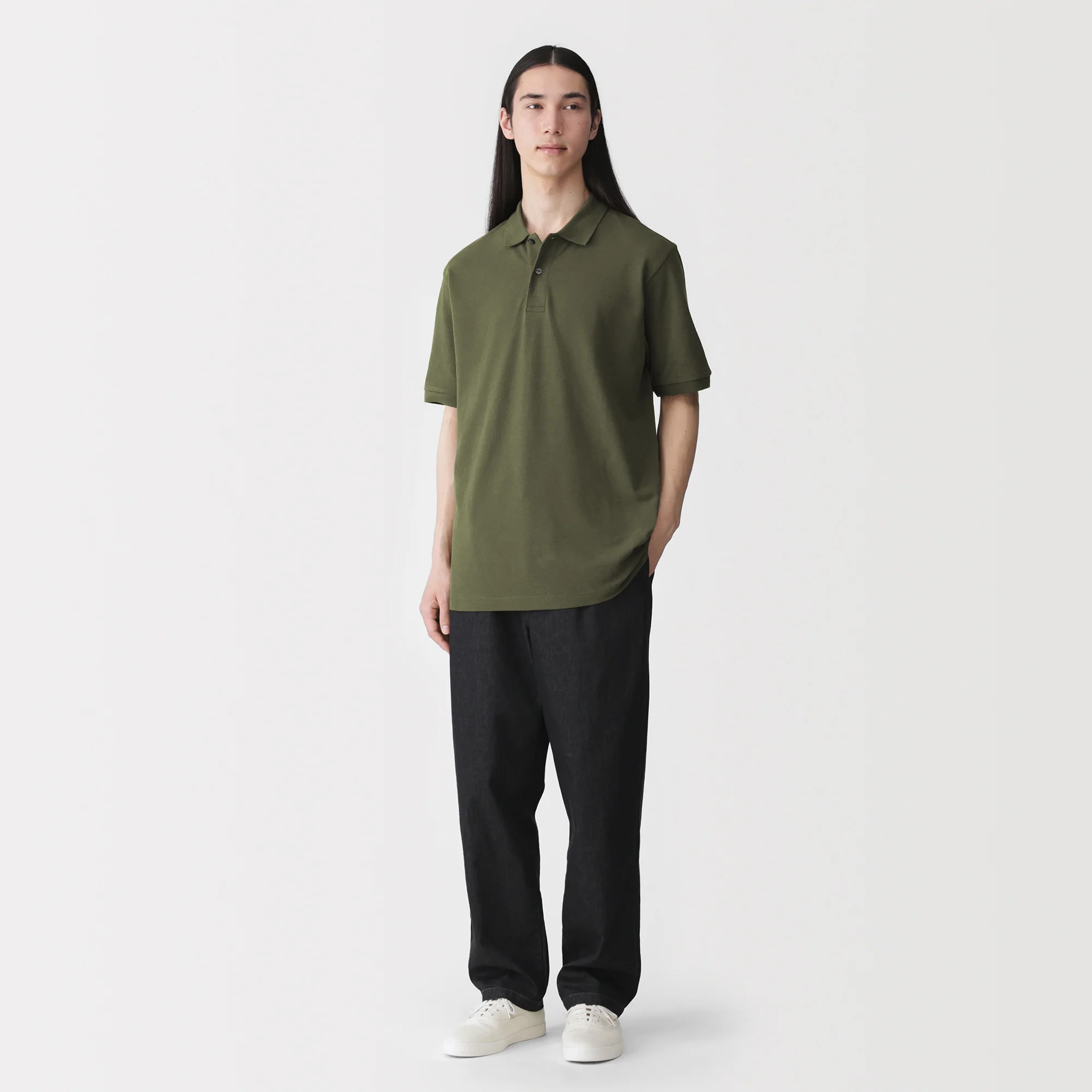 Cotton Pique Polo Shirt - Image 36