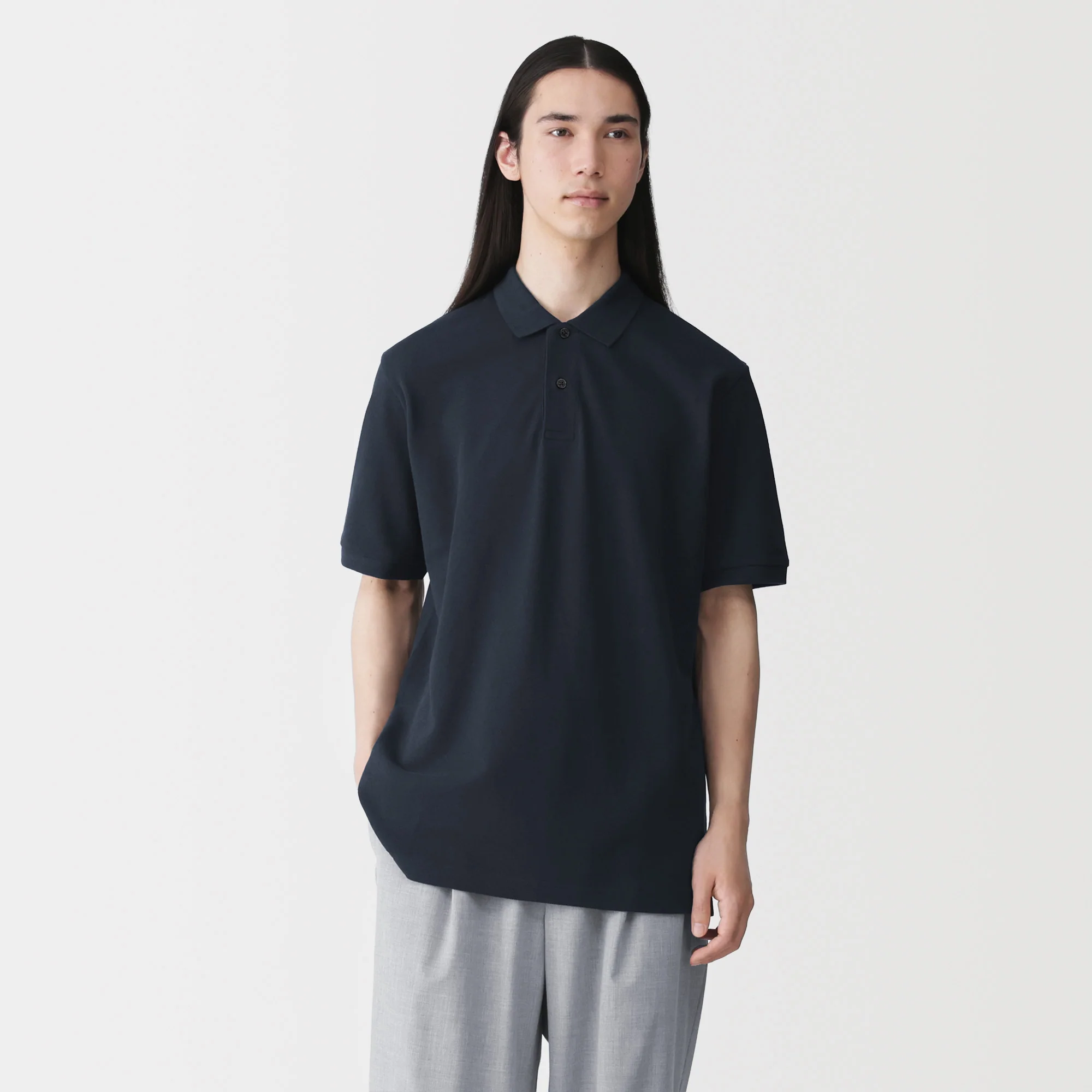 Cotton Pique Polo Shirt - Image 43