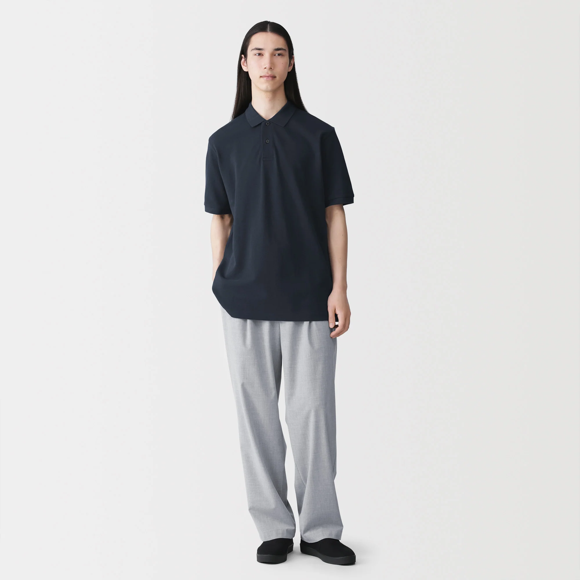 Cotton Pique Polo Shirt - Image 44