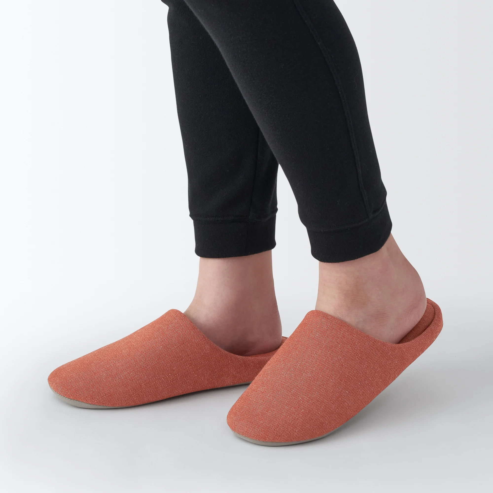 Cotton Plain Weave Insole Slippers - Image 2
