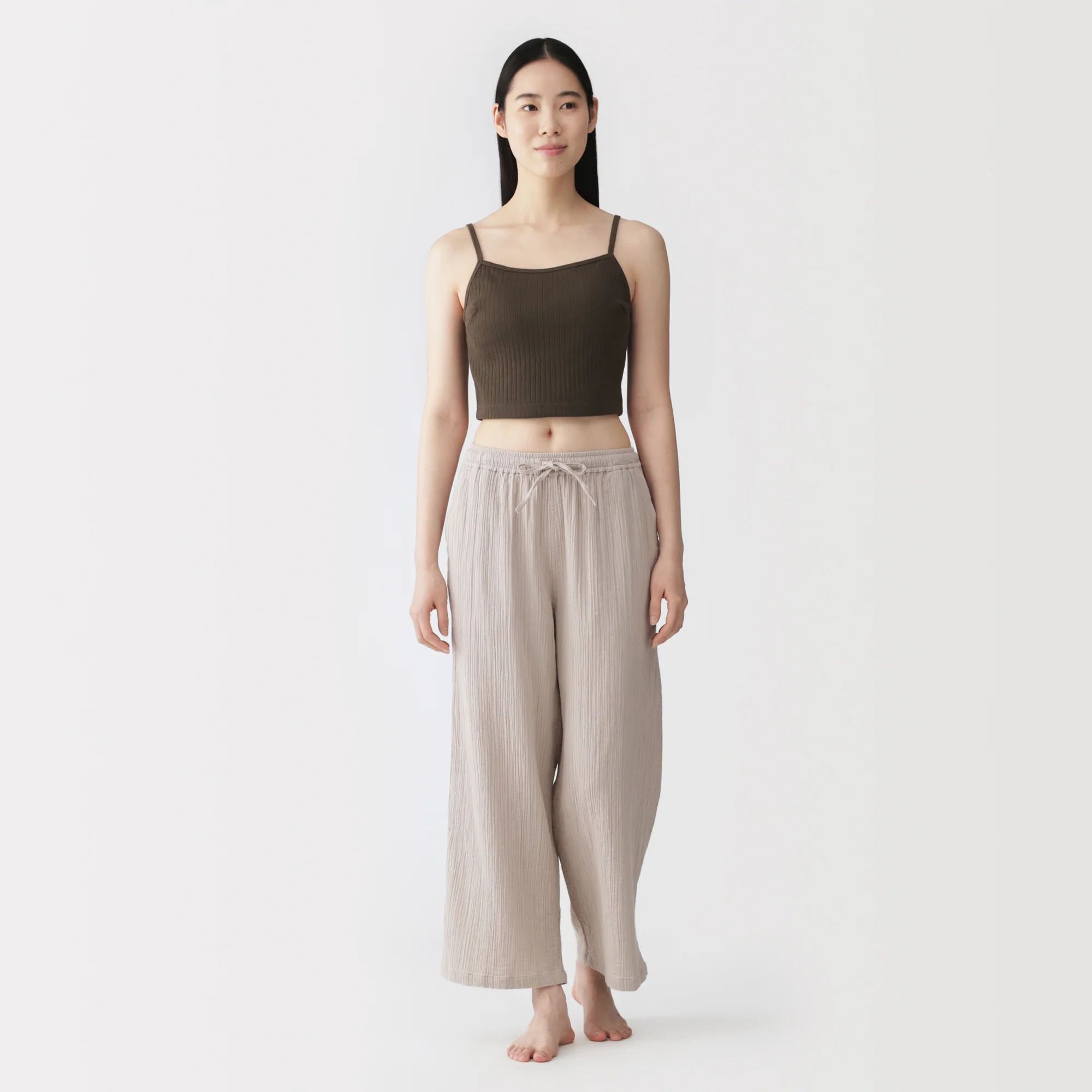 Cotton Rib Bra Camisole - Image 25