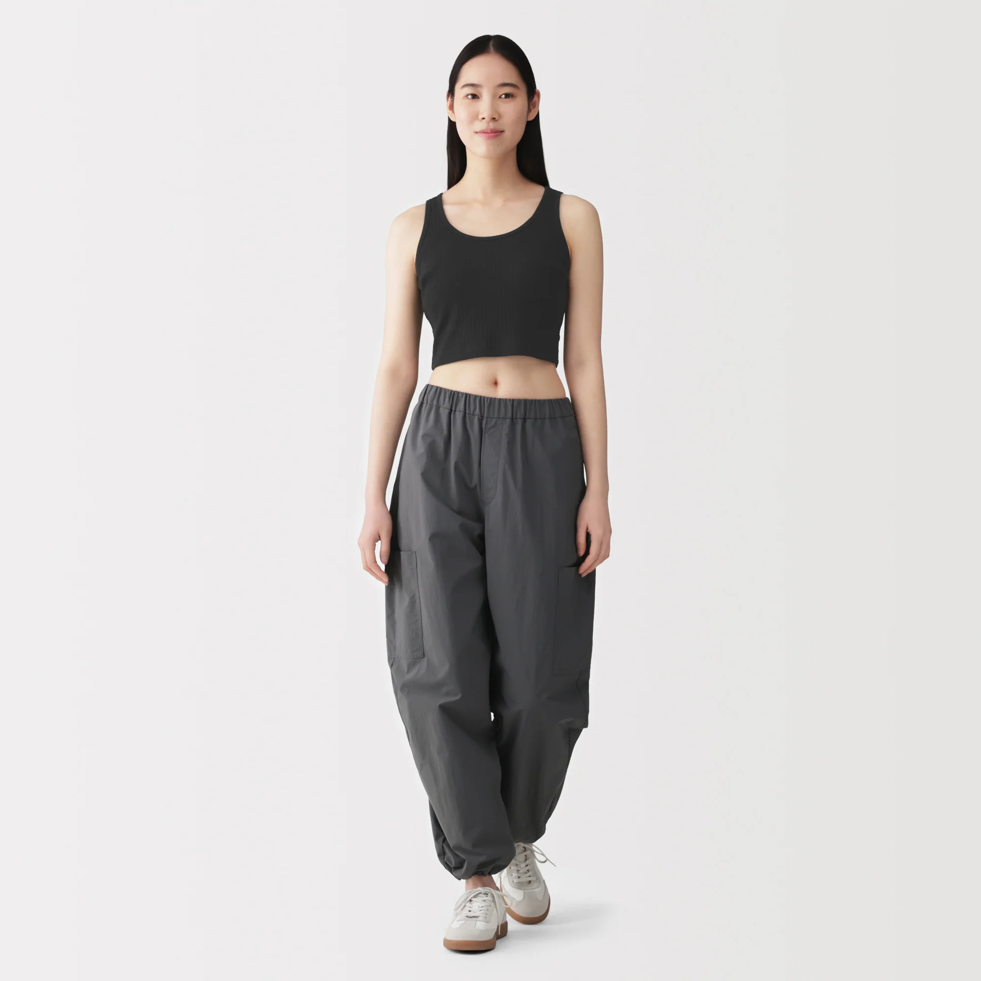 Cotton Rib Bra Tank Top - Image 22