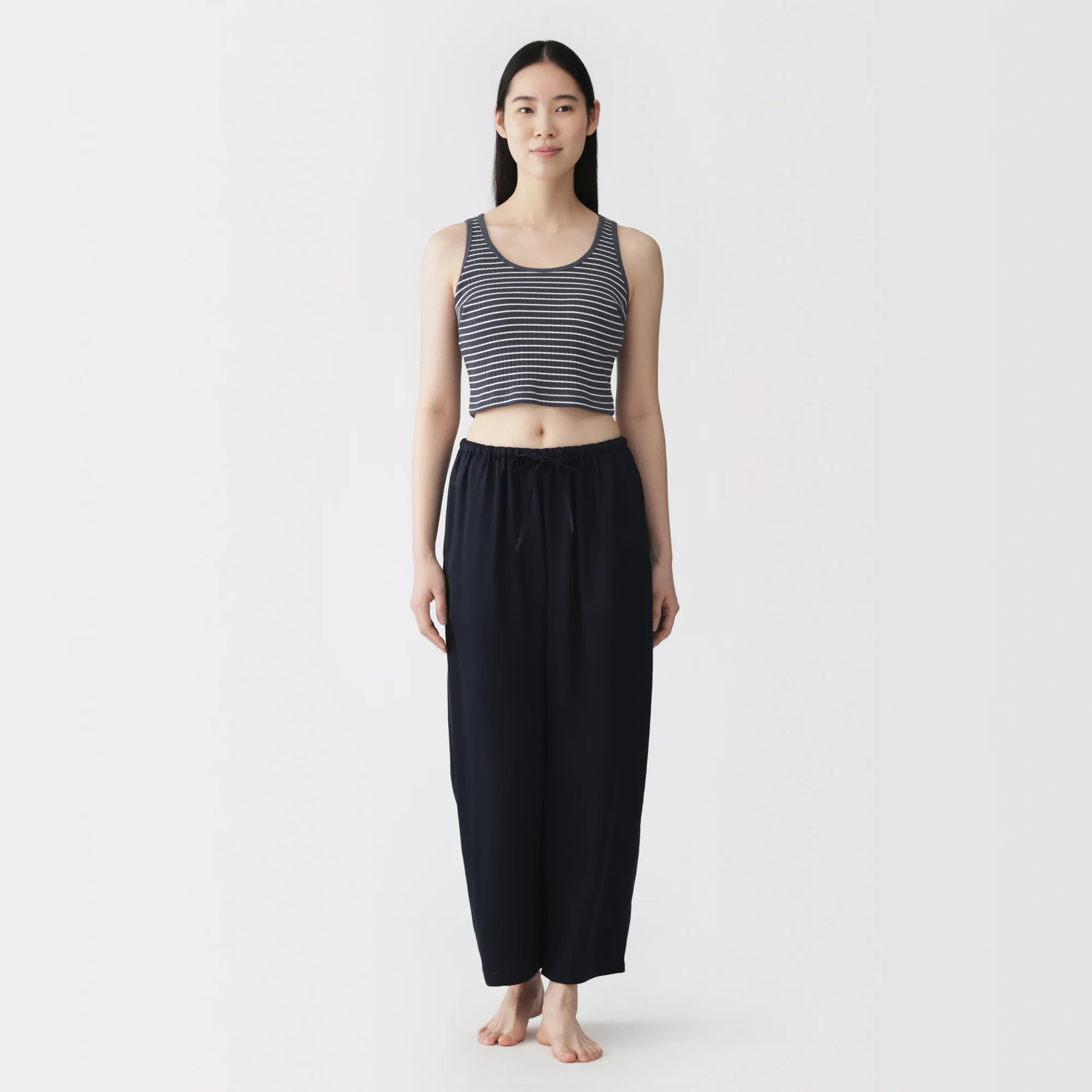 Cotton Rib Bra Tank Top - Image 35