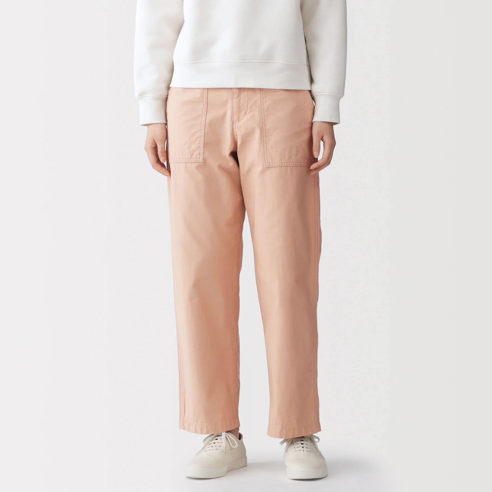 Cotton Satin Baker Pants - Image 13