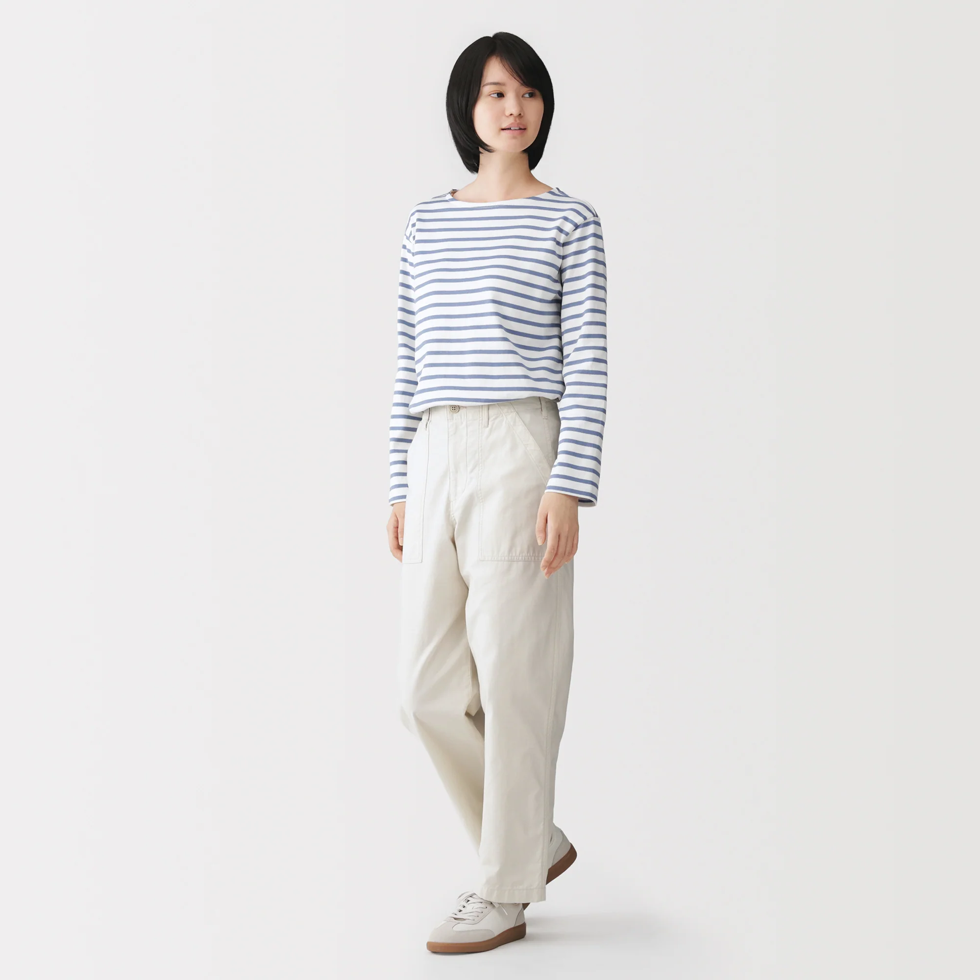 Cotton Satin Baker Pants - Image 24