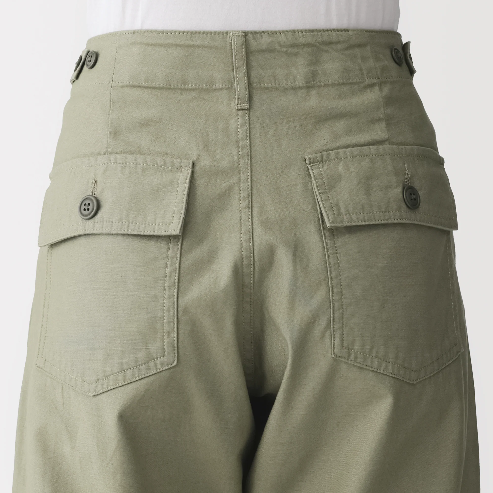Cotton Satin Baker Pants - Image 28