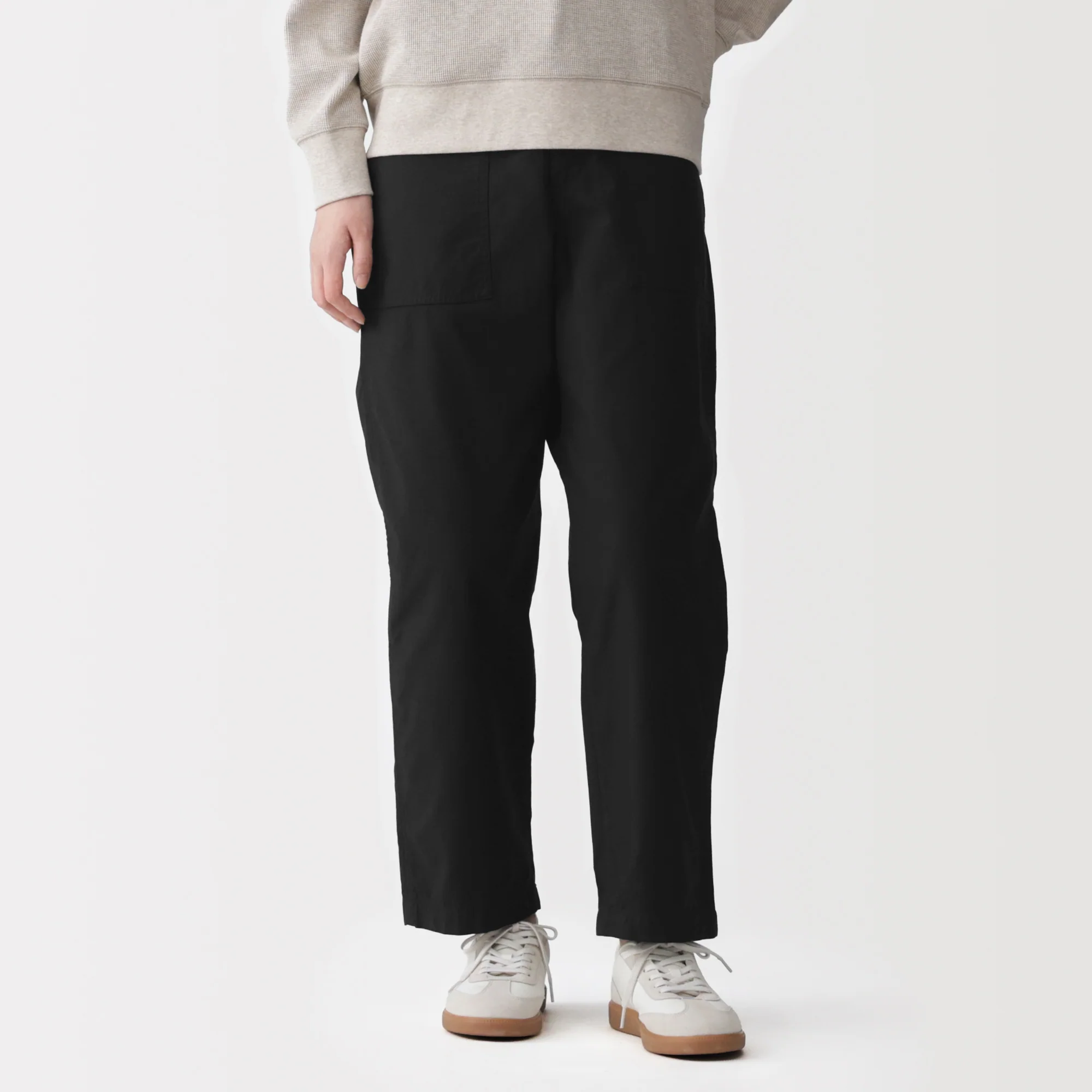 Cotton Satin Baker Pants - Image 33