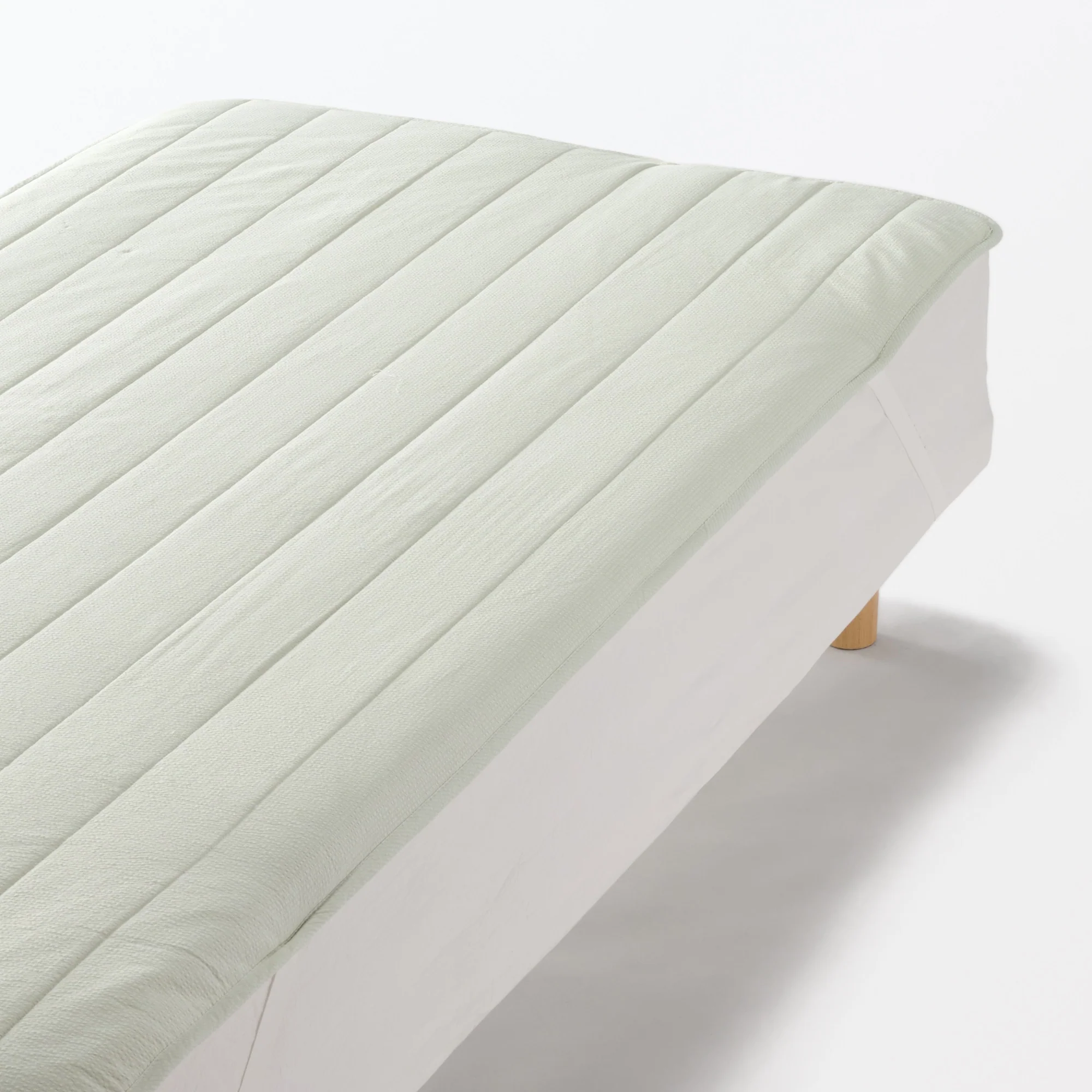 Cotton Seersucker Quilted Pad - Double