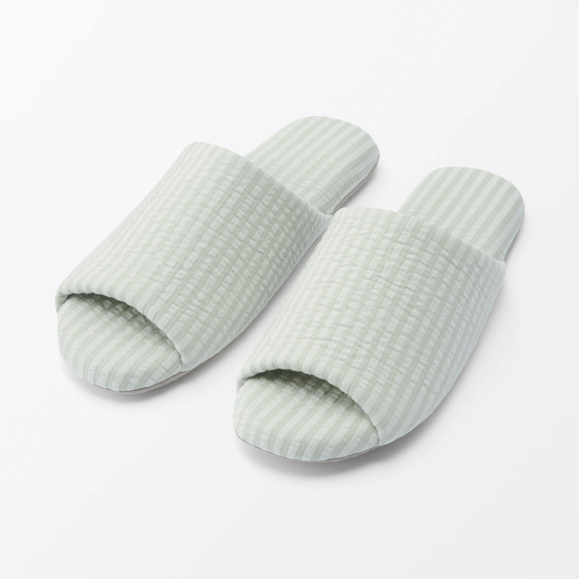 Cotton Seersucker Soft Slippers - Image 3