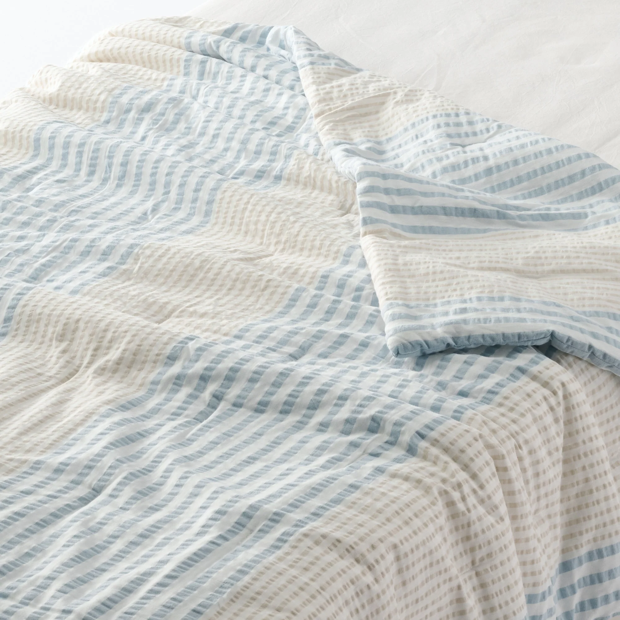 Cotton Seersucker Thin Duvet - King - Image 15