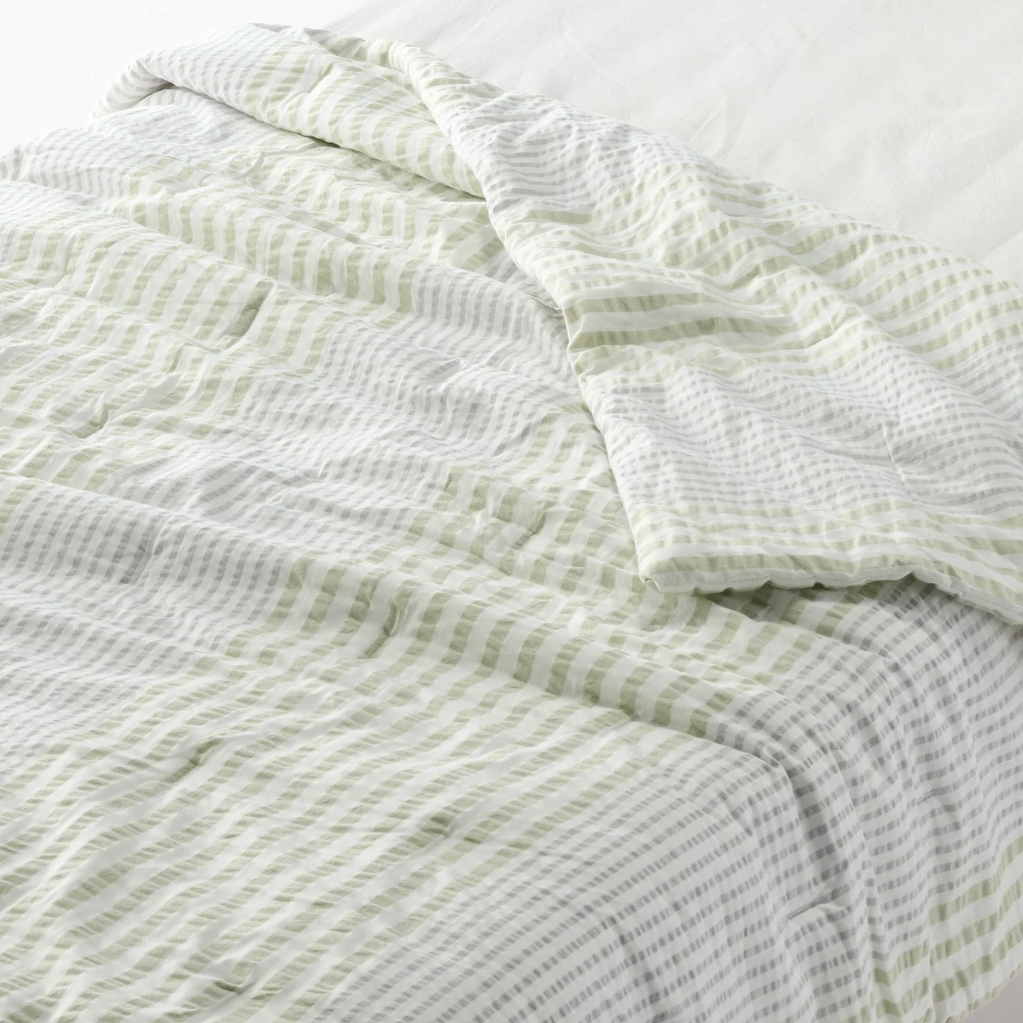 Cotton Seersucker Thin Duvet - Queen - Image 5