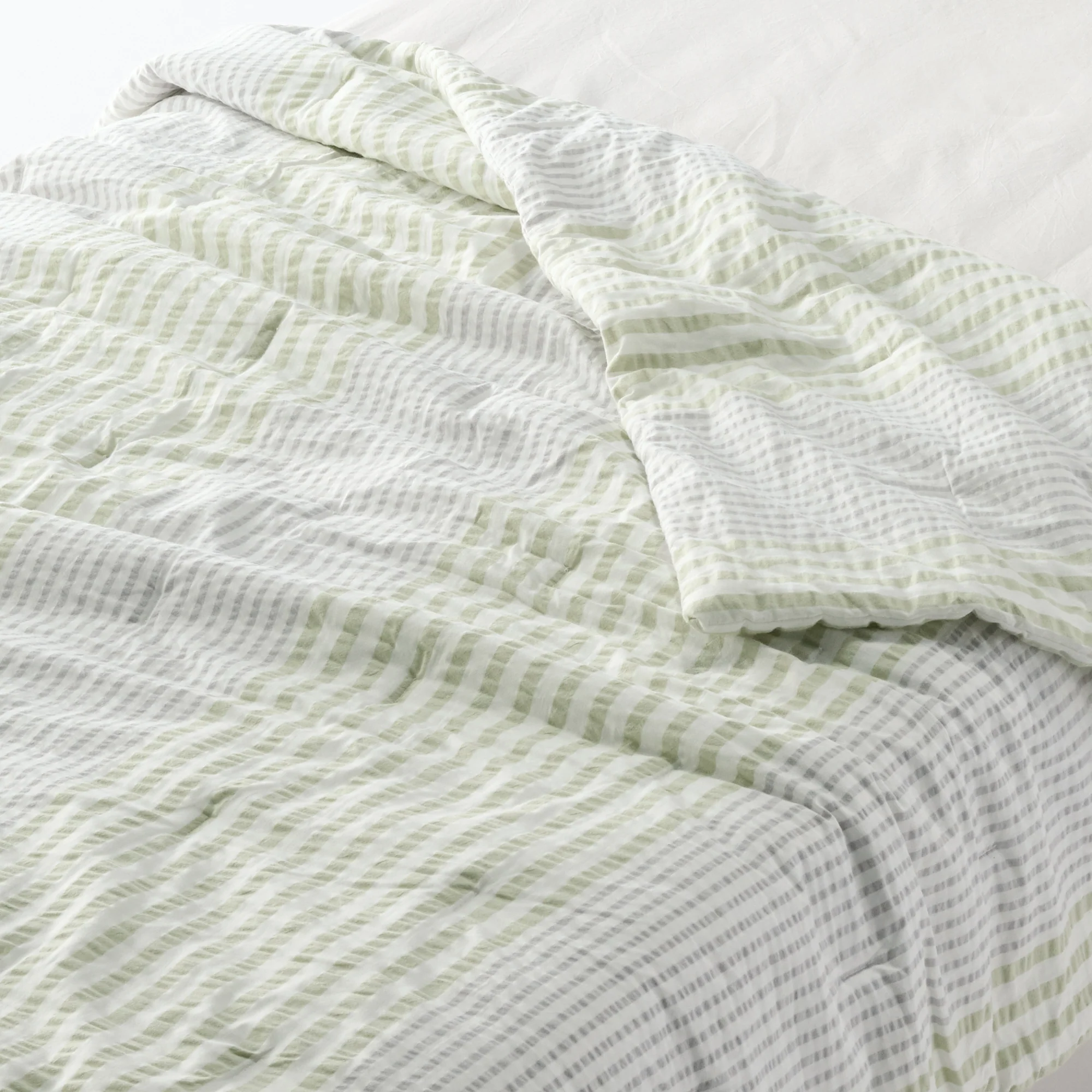 Cotton Seersucker Thin Duvet - Single - Image 5
