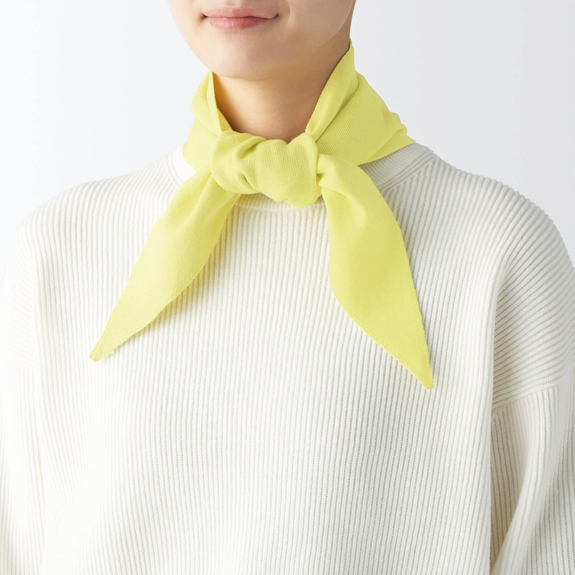 Cotton Silk Scarf with Pocket - Image 3