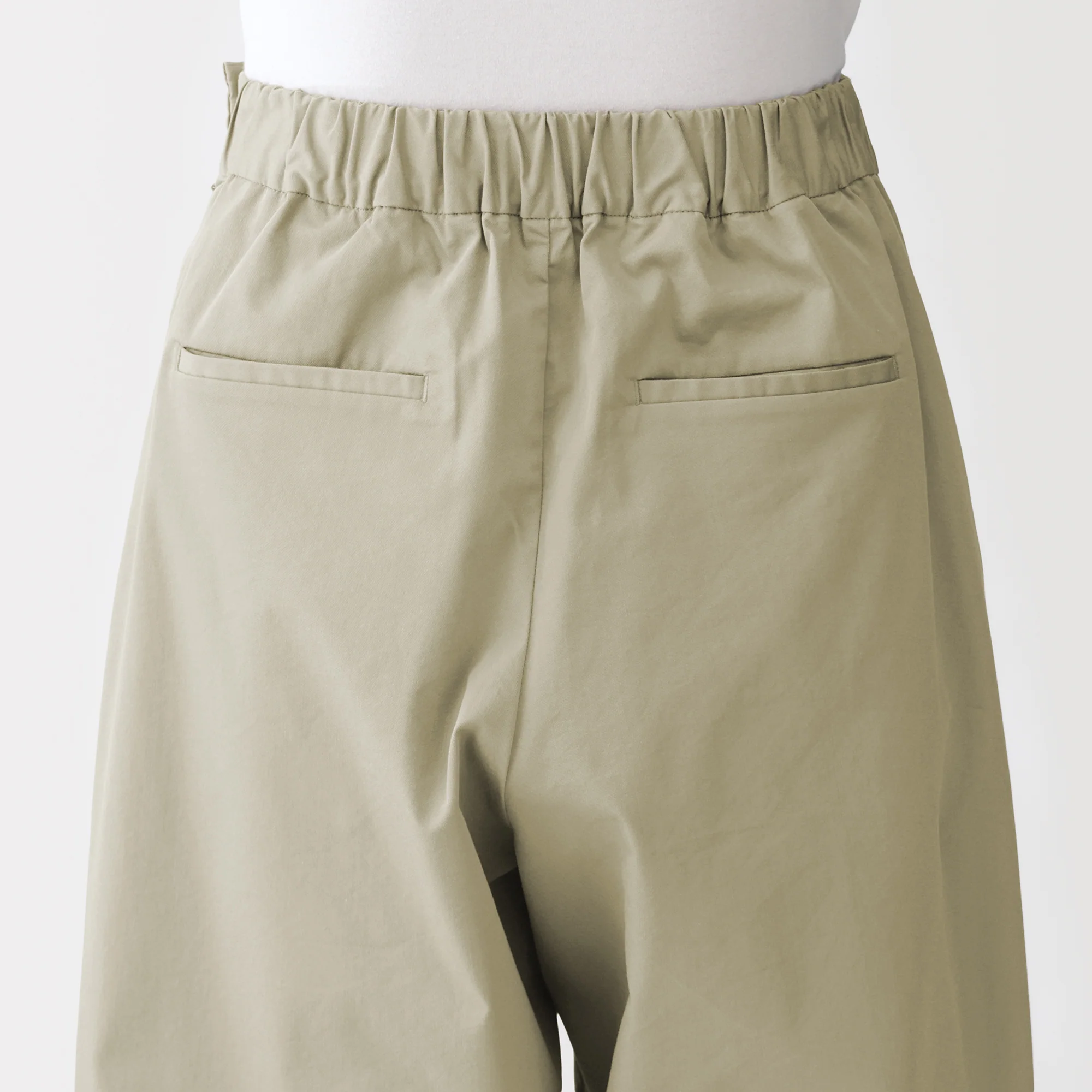 Cotton Twill Wide Tapered Pants - Image 17
