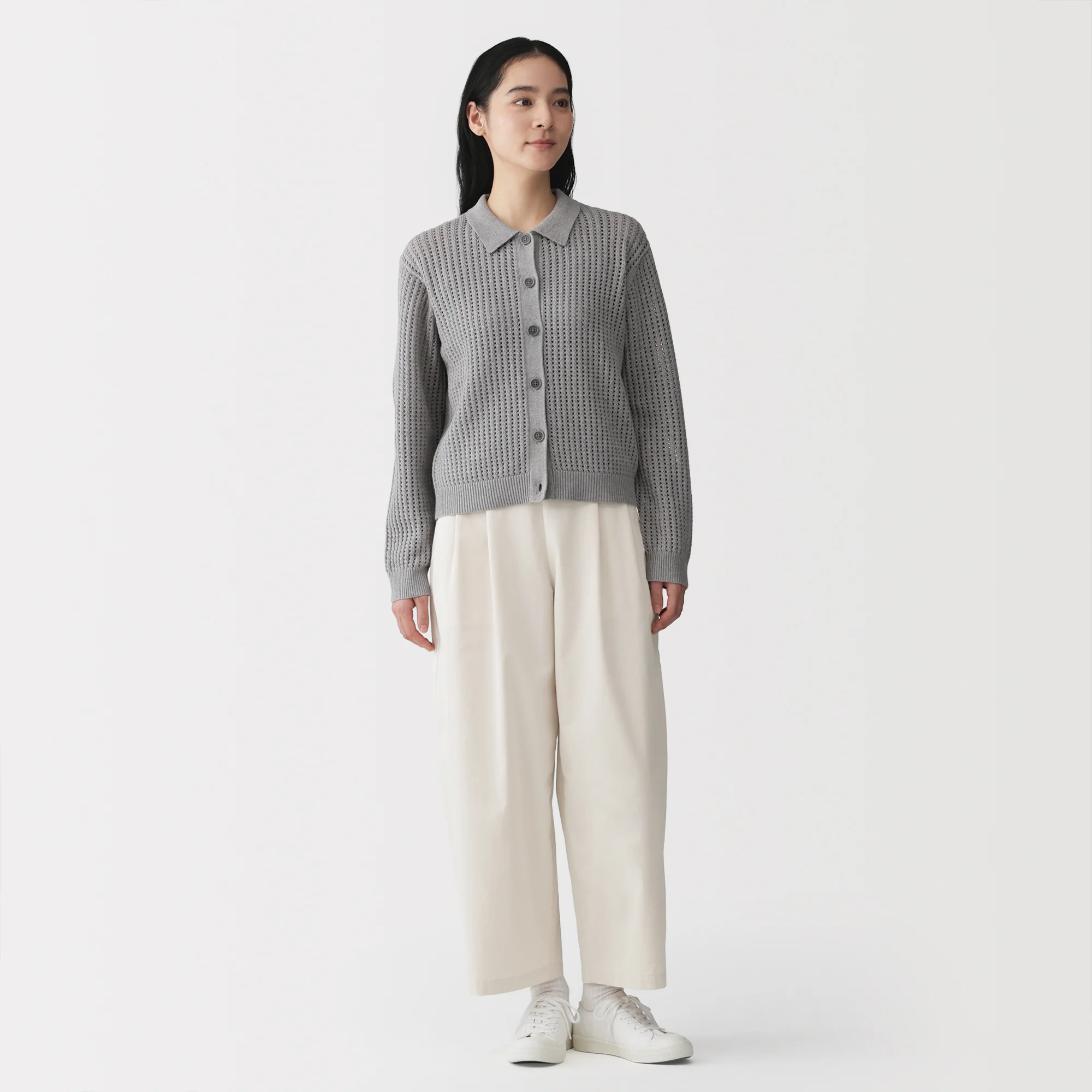 Cotton Twill Wide Tapered Pants - Image 22
