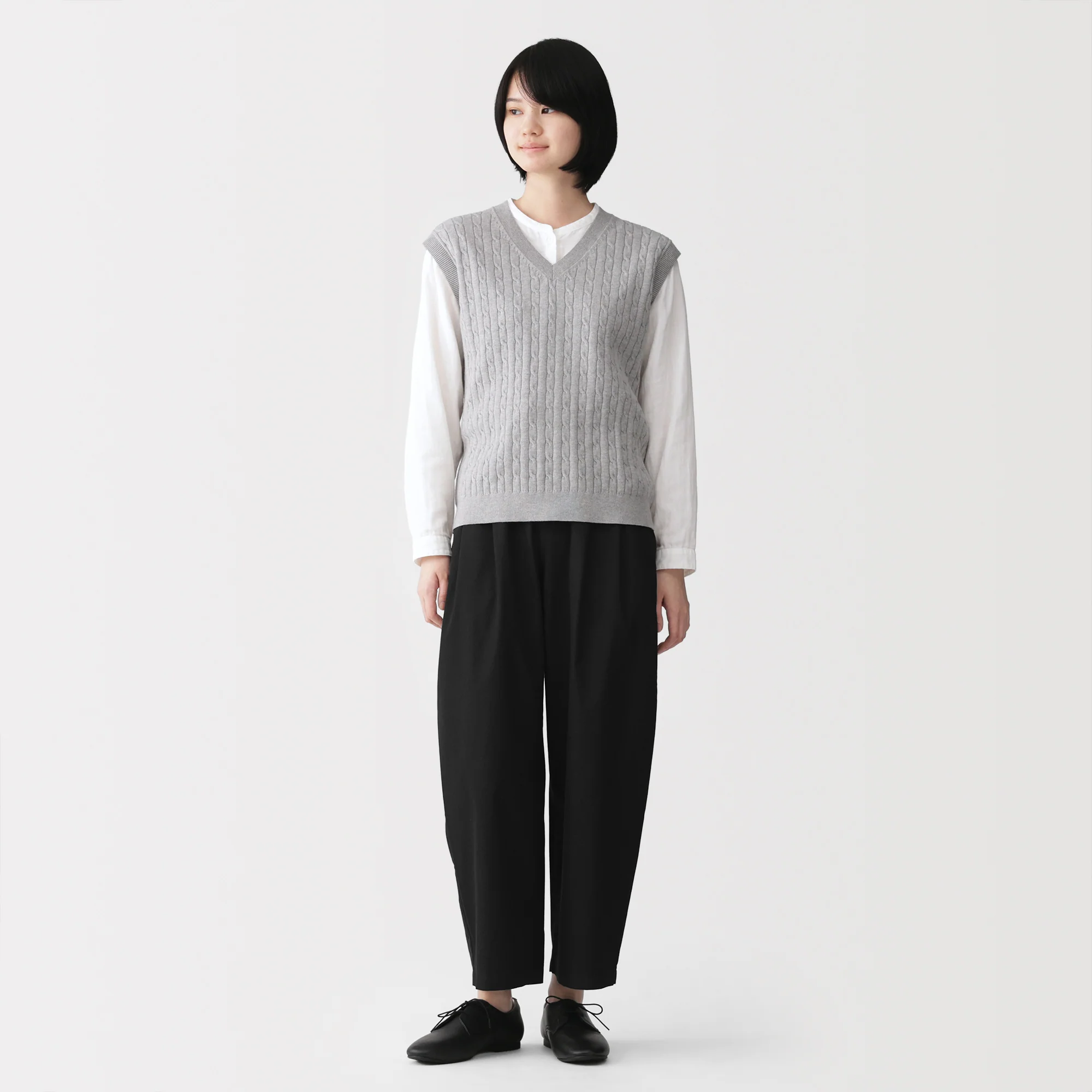 Cotton Twill Wide Tapered Pants - Image 31