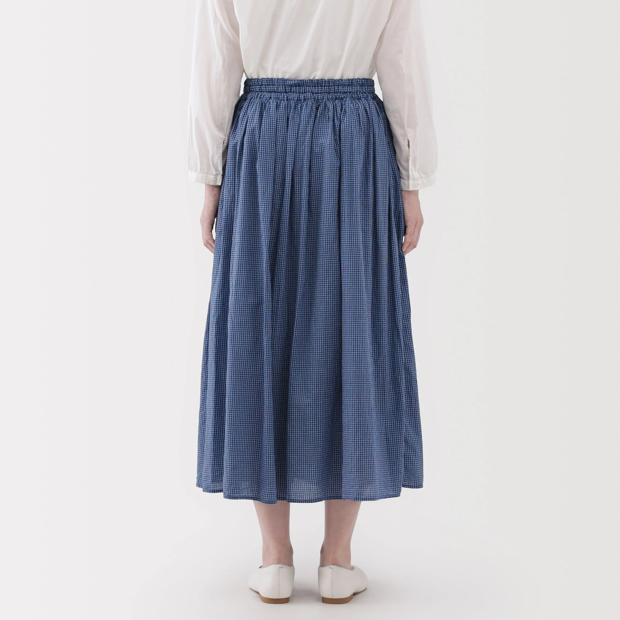 Cotton Voile Gathered Skirt - Image 15