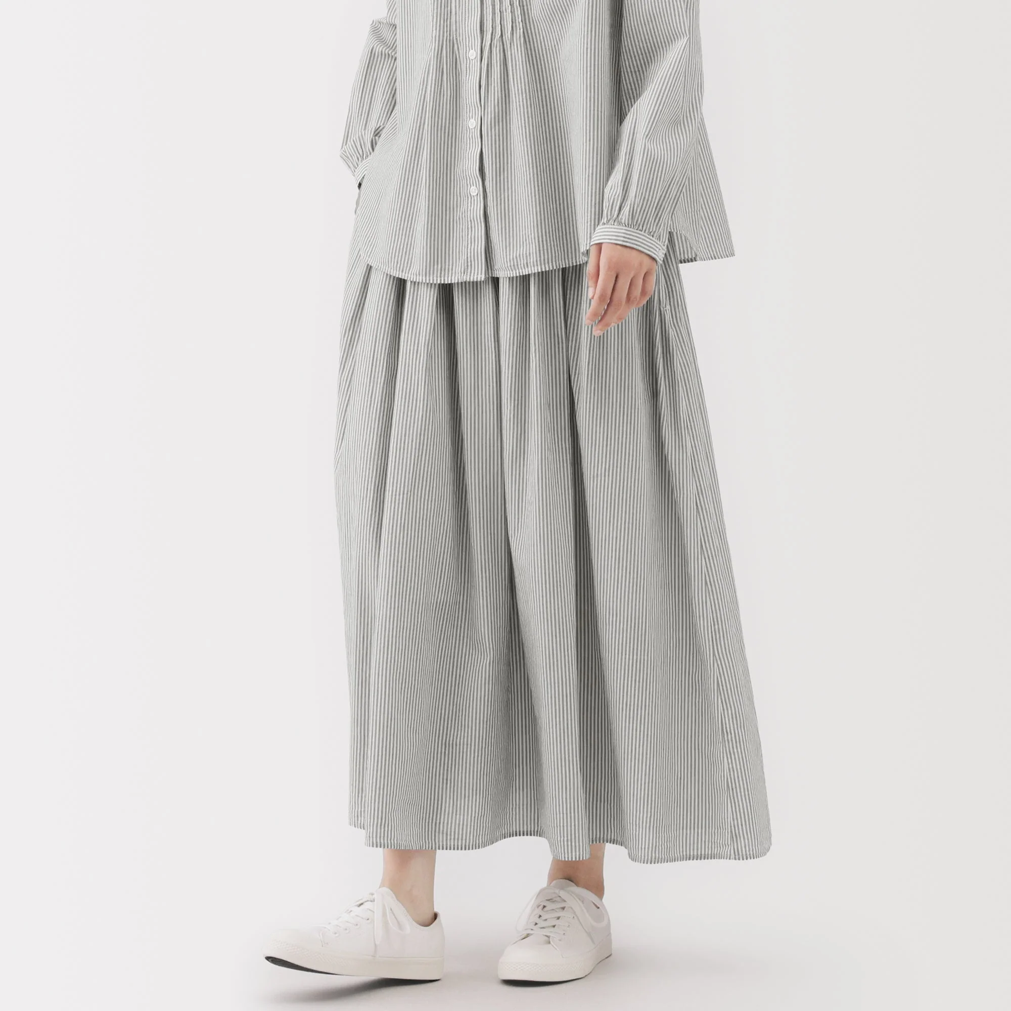 Cotton Voile Gathered Skirt - Image 22