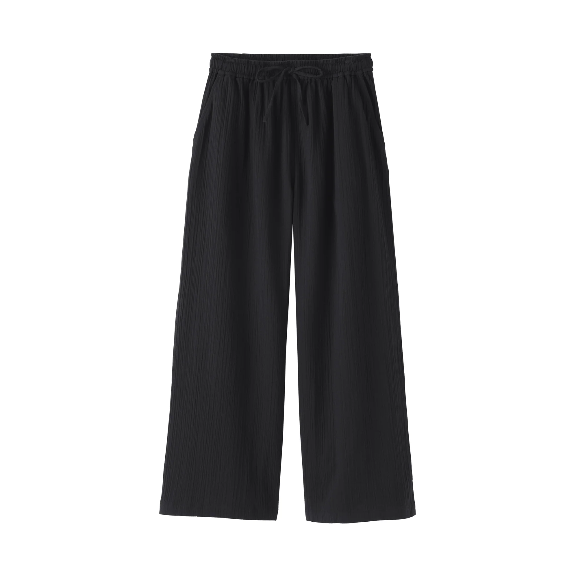 Crinkle Gauze Long Pants - Image 10