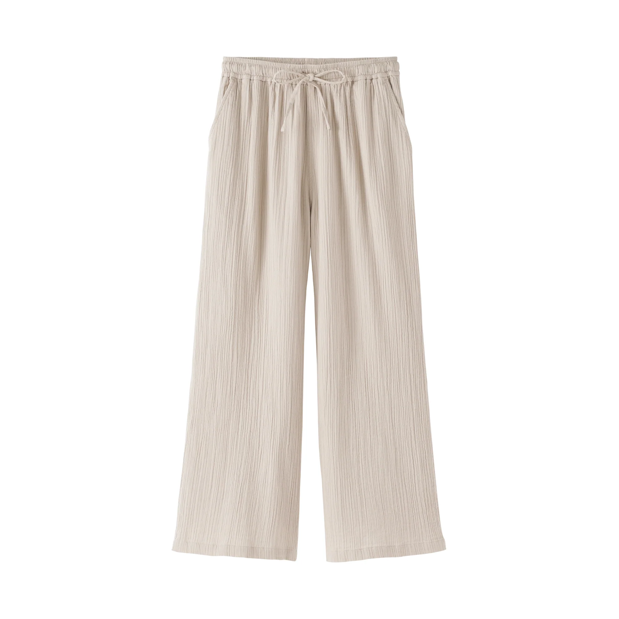 Crinkle Gauze Long Pants - Image 18