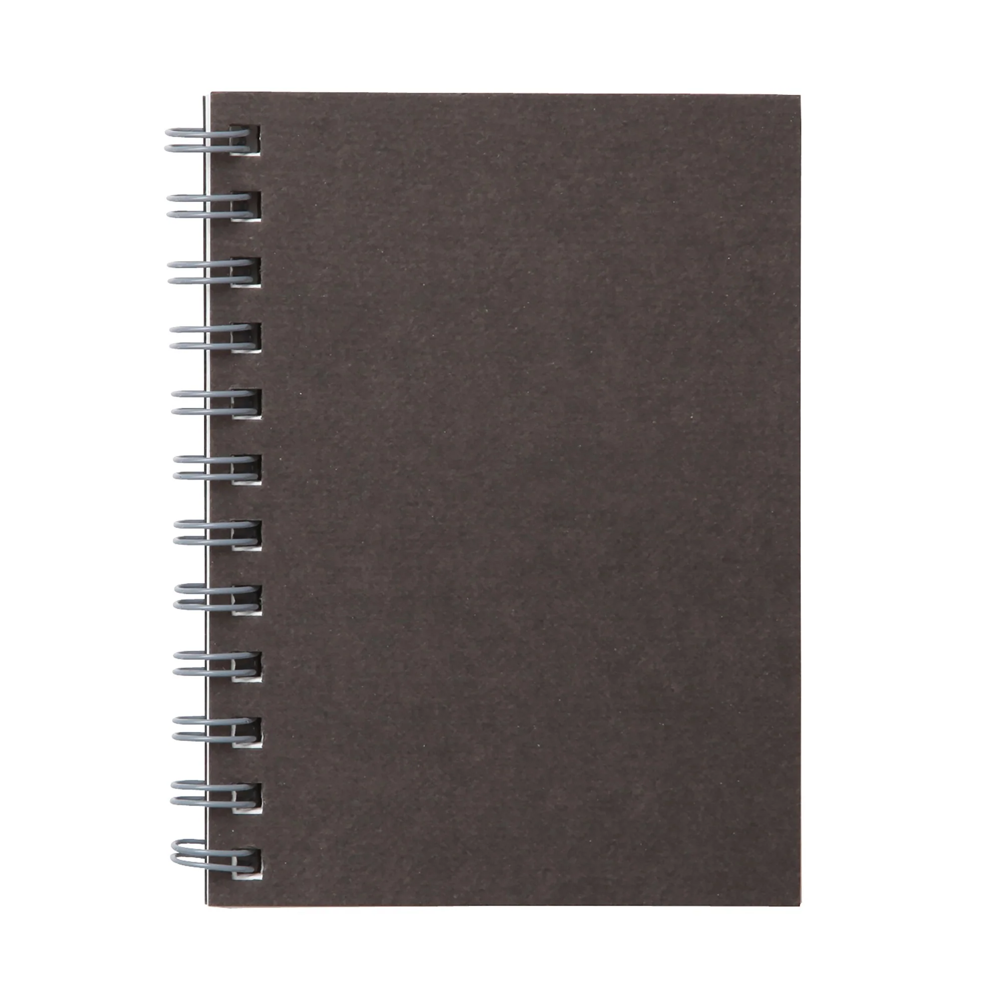 Dark Grey Double Ring Lined Notebook