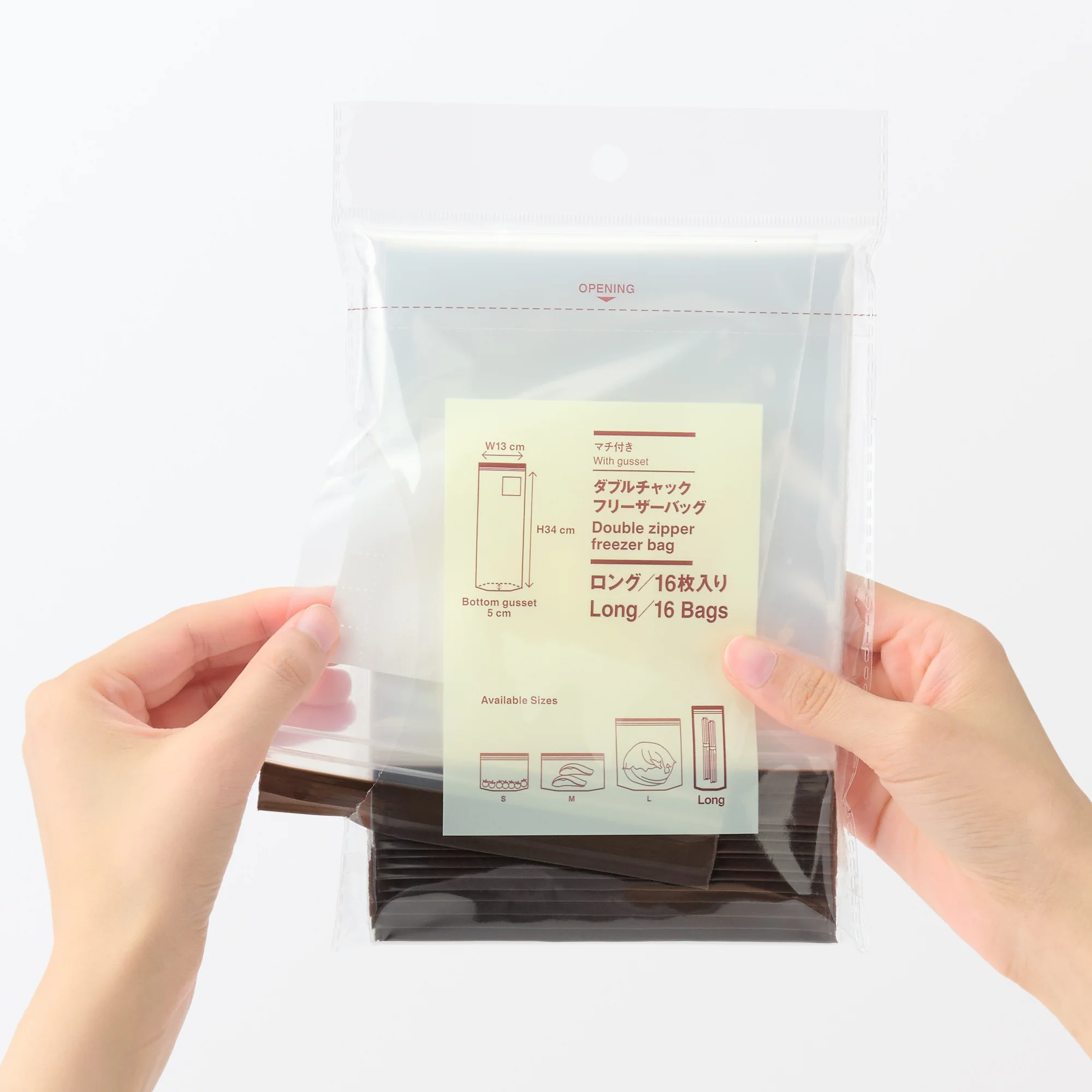 Double Zipper Freezer Bag - Long (16 Pack) - Image 6