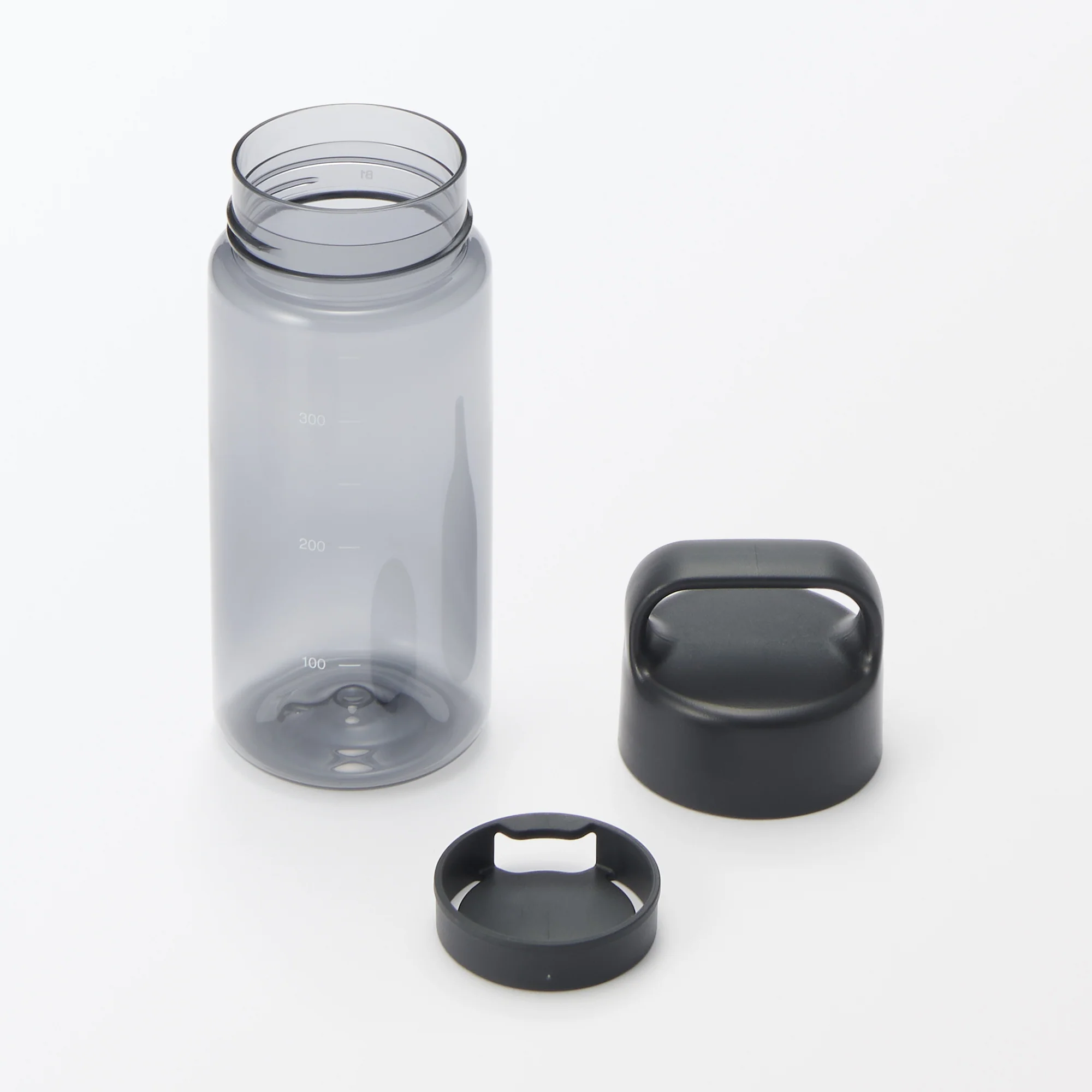 Easy-to-Carry Water Bottle With Scale - Black (350ml) - Image 4
