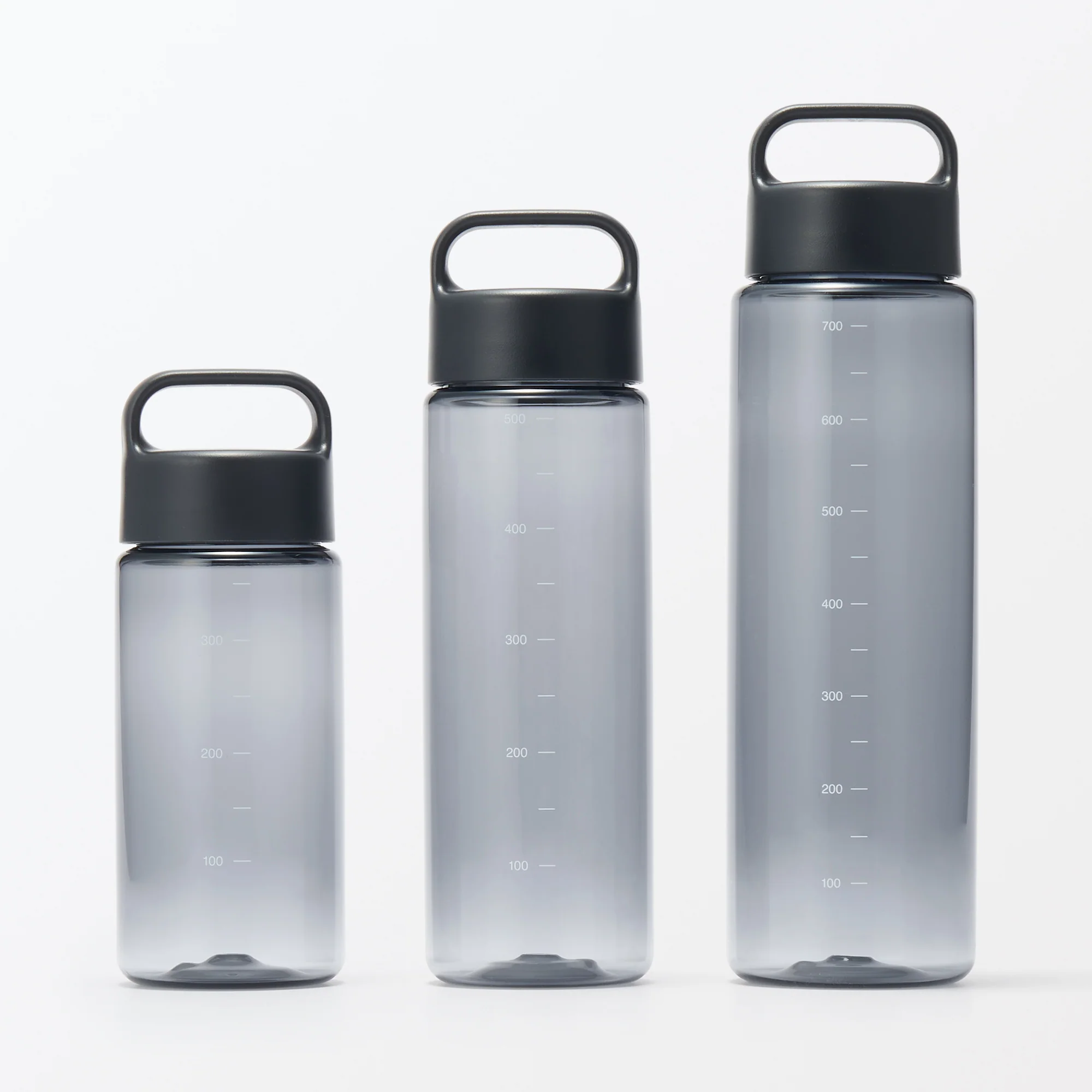 Easy-to-Carry Water Bottle With Scale - Black (350ml) - Image 7