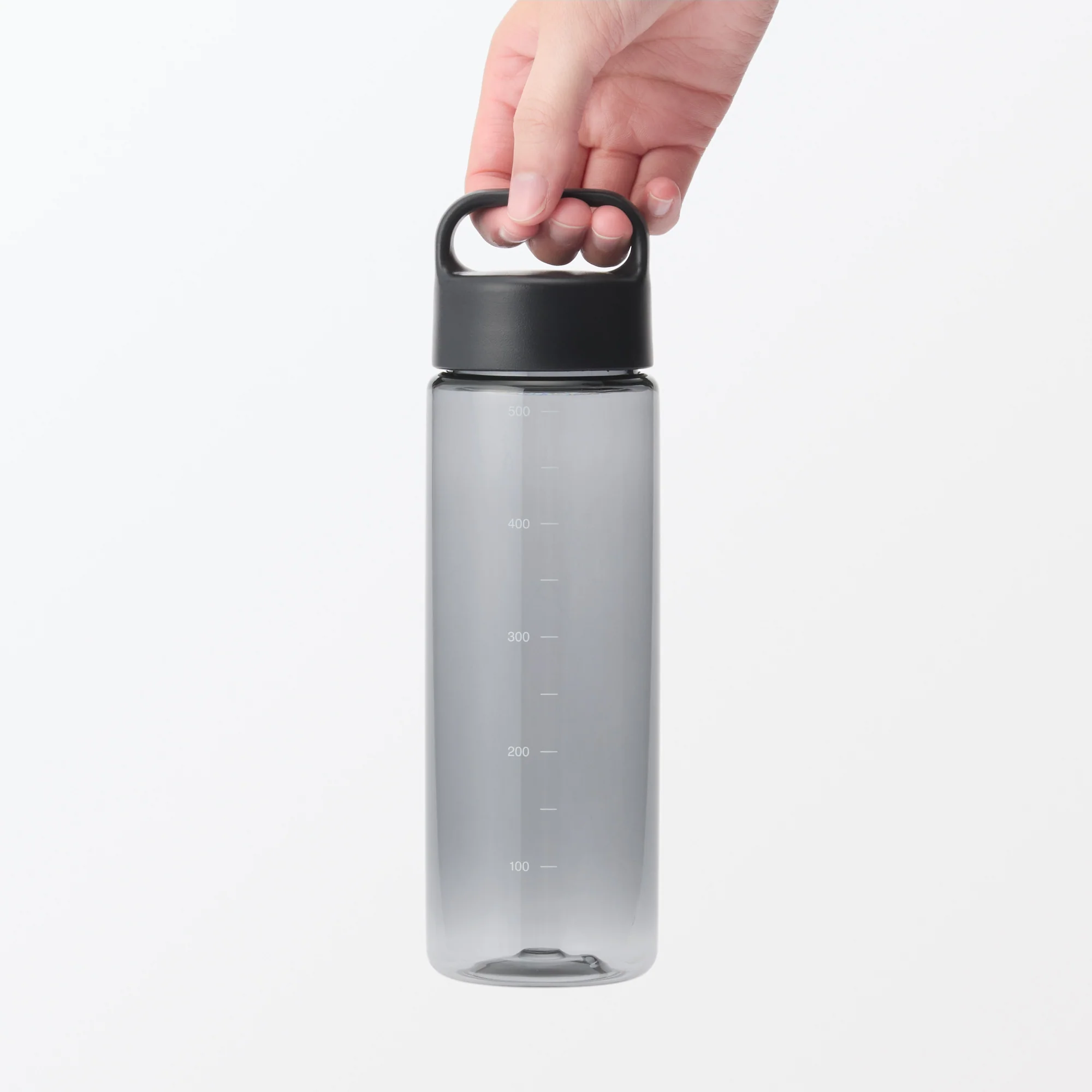 Easy-to-Carry Water Bottle With Scale - Black (500ml) - Image 6