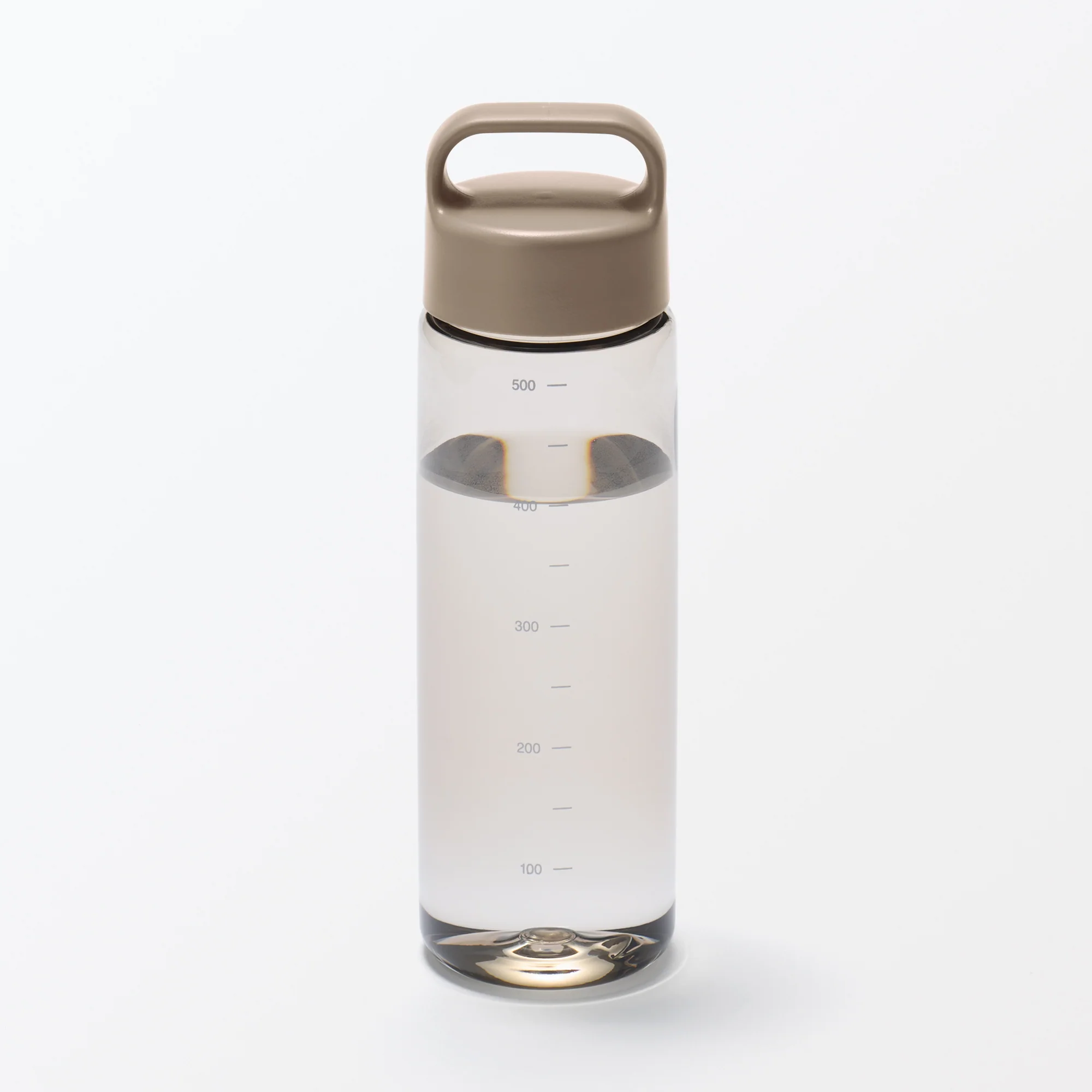 Easy-to-Carry Water Bottle With Scale - Sand Beige (500ml) - Image 5