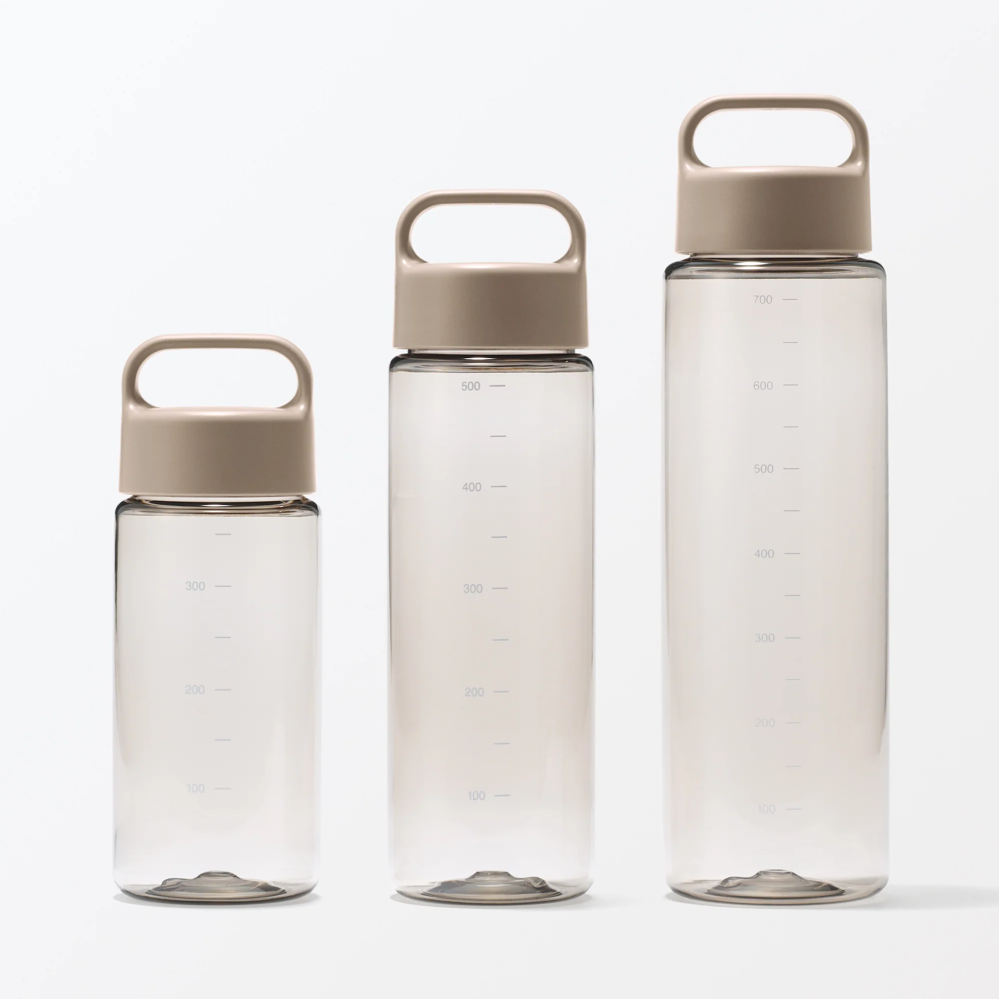Easy-to-Carry Water Bottle With Scale - Sand Beige (500ml) - Image 7