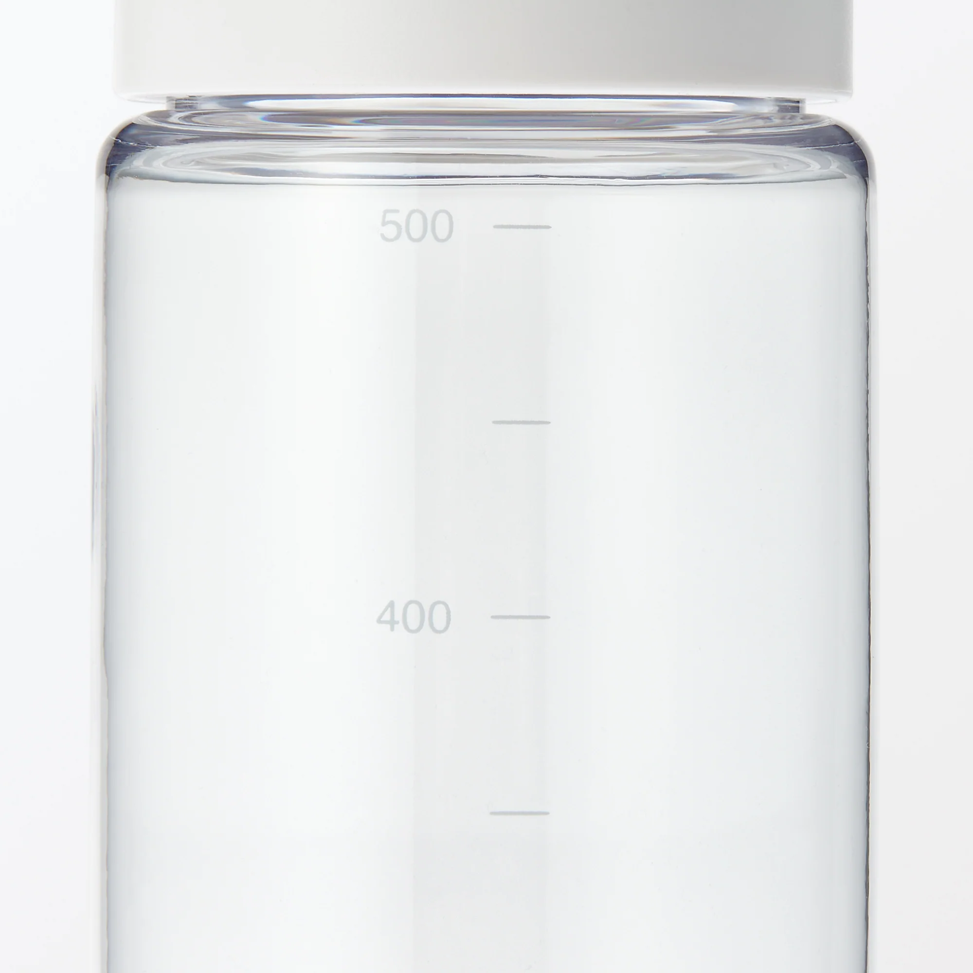 Easy-to-Carry Water Bottle With Scale - White (500ml) - Image 3
