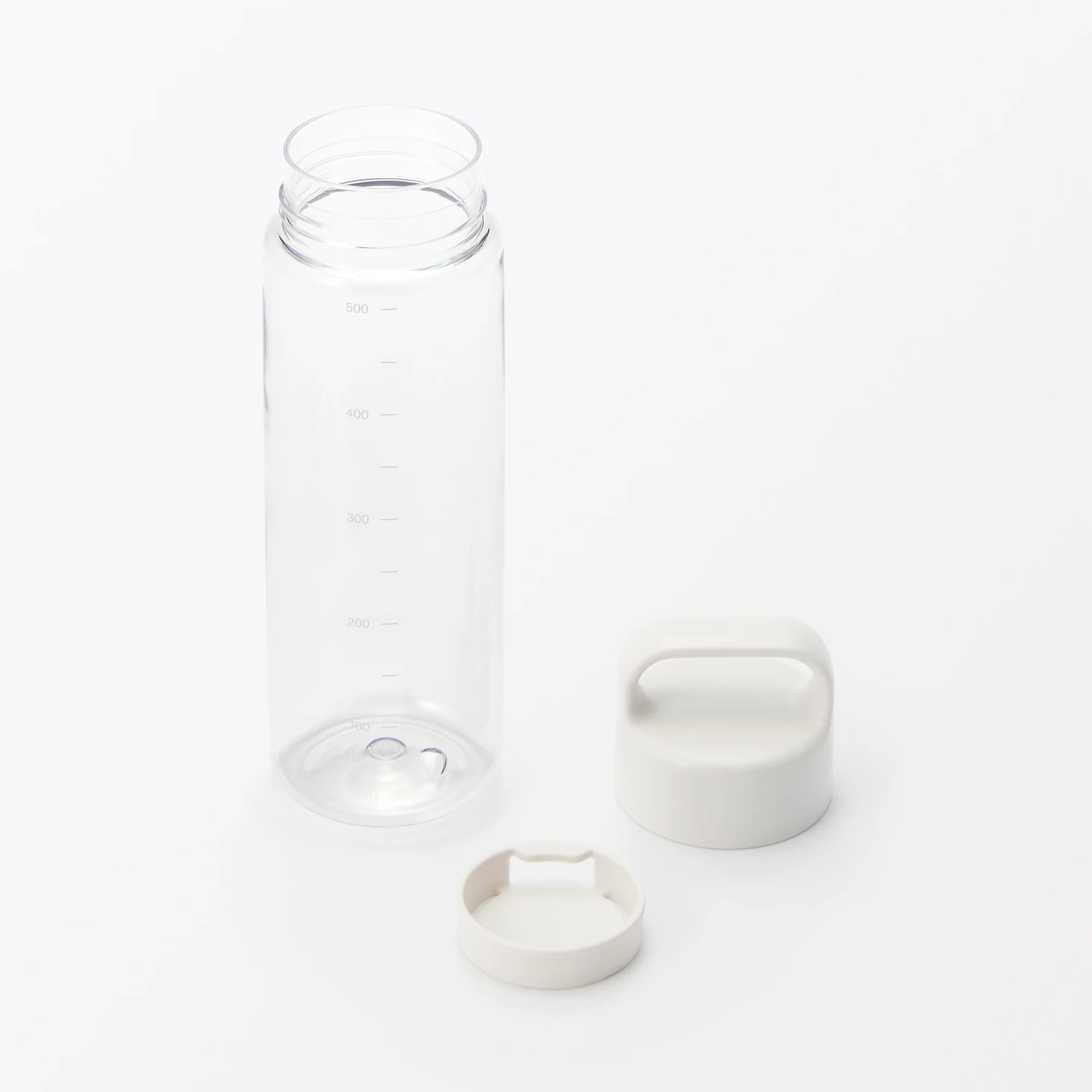 Easy-to-Carry Water Bottle With Scale - White (500ml) - Image 4