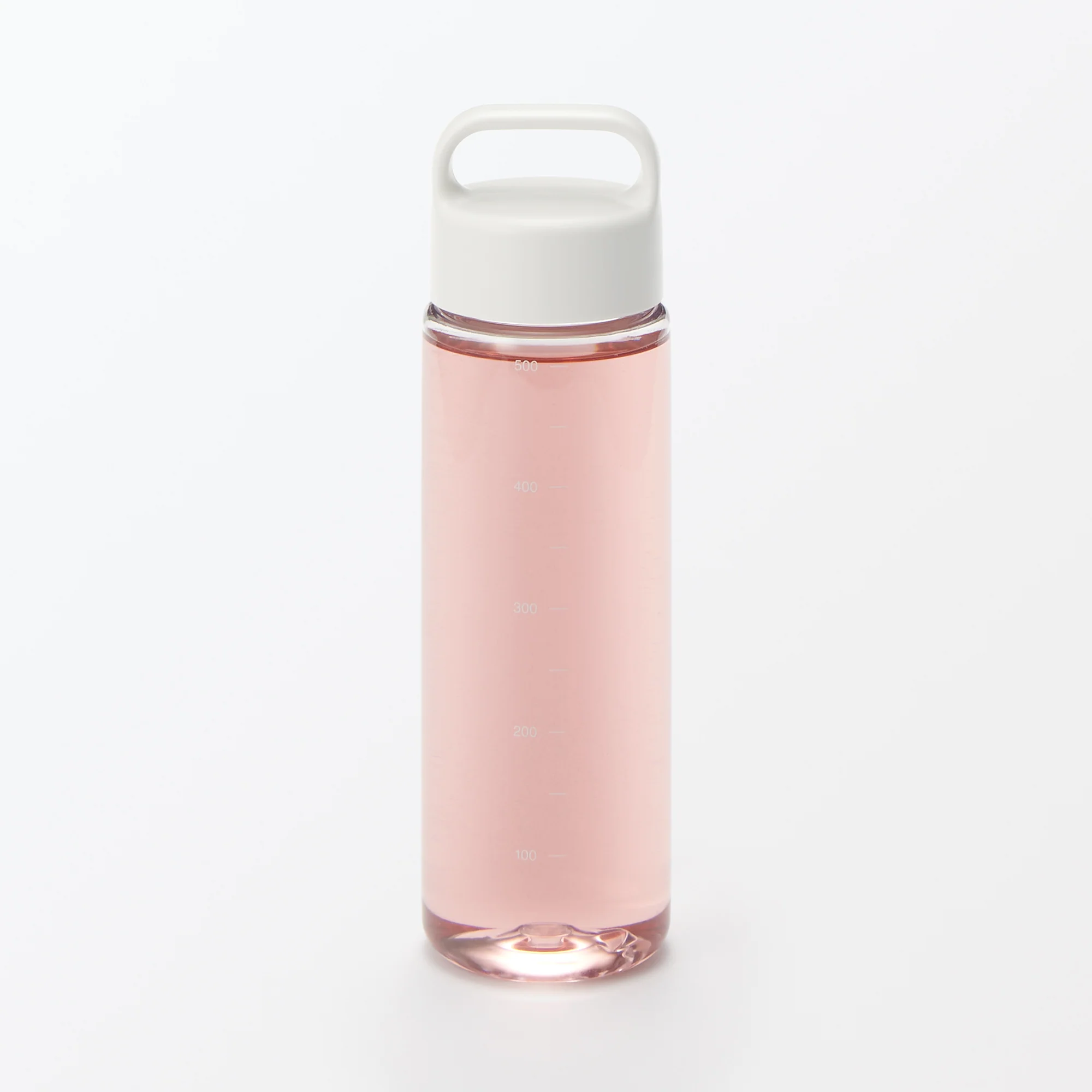 Easy-to-Carry Water Bottle With Scale - White (500ml) - Image 9