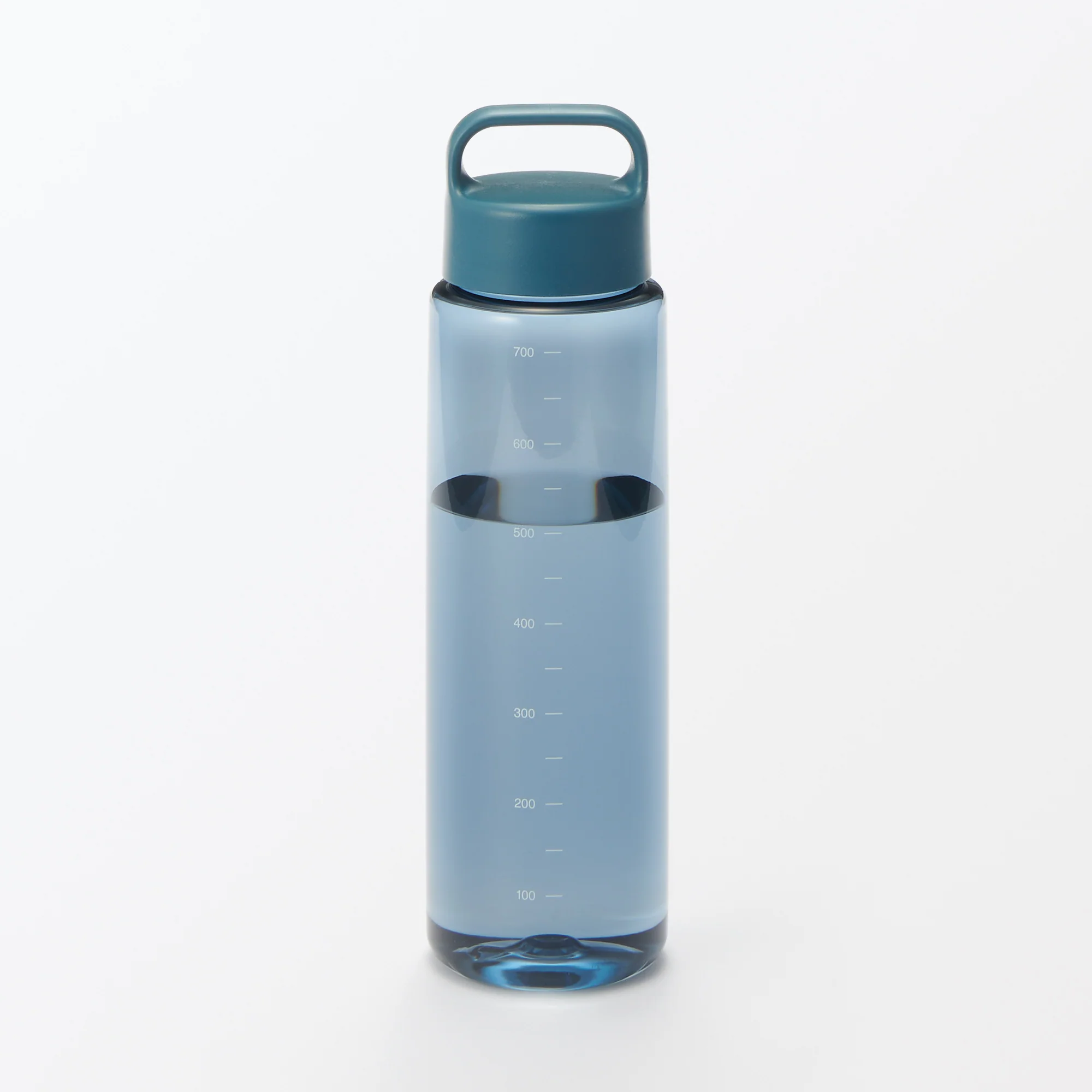 Easy-to-Carry Water Bottle With Scale - Blue (700ml) - Image 5
