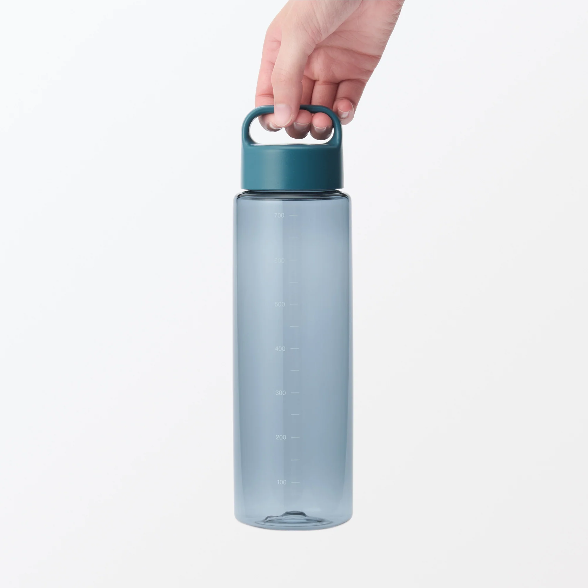 Easy-to-Carry Water Bottle With Scale - Blue (700ml) - Image 6