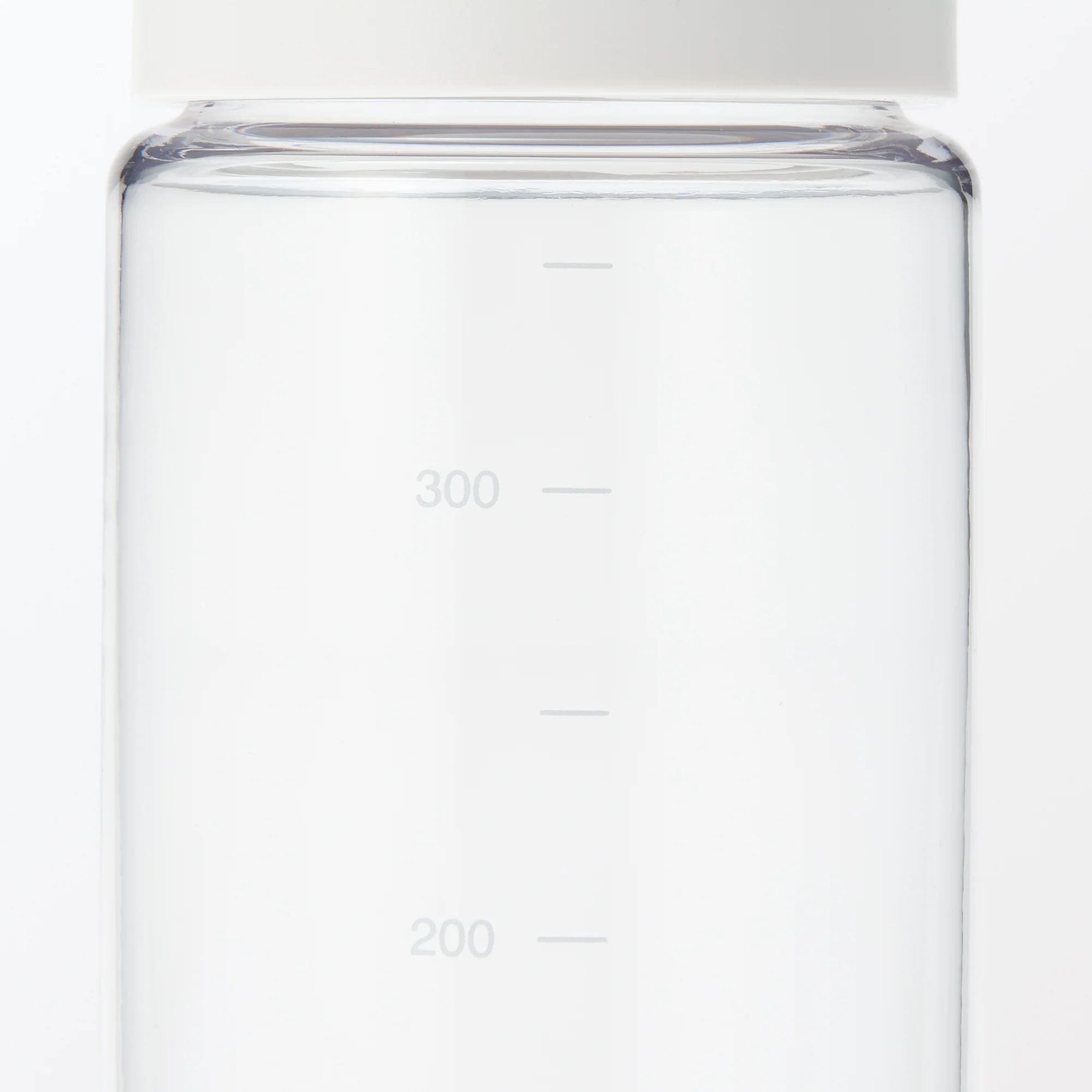 Easy-to-Carry Water Bottle With Scale - White (350ml) - Image 3